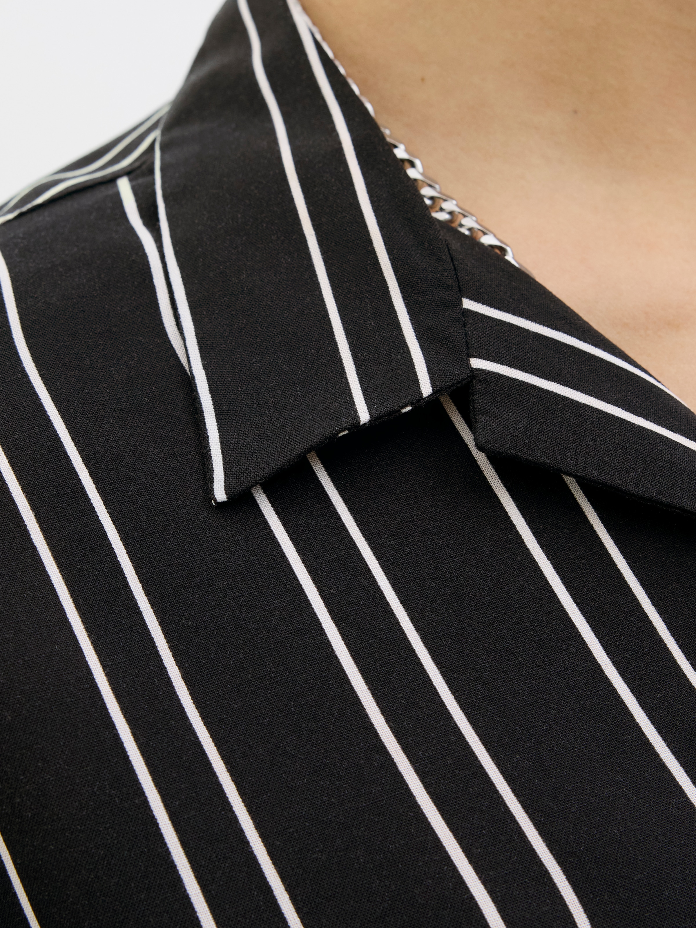 Jack & Jones Kurzarmhemd »JJEJEFF STRIPE RESORT SHIRT SS SN«, mit Streifen Muster