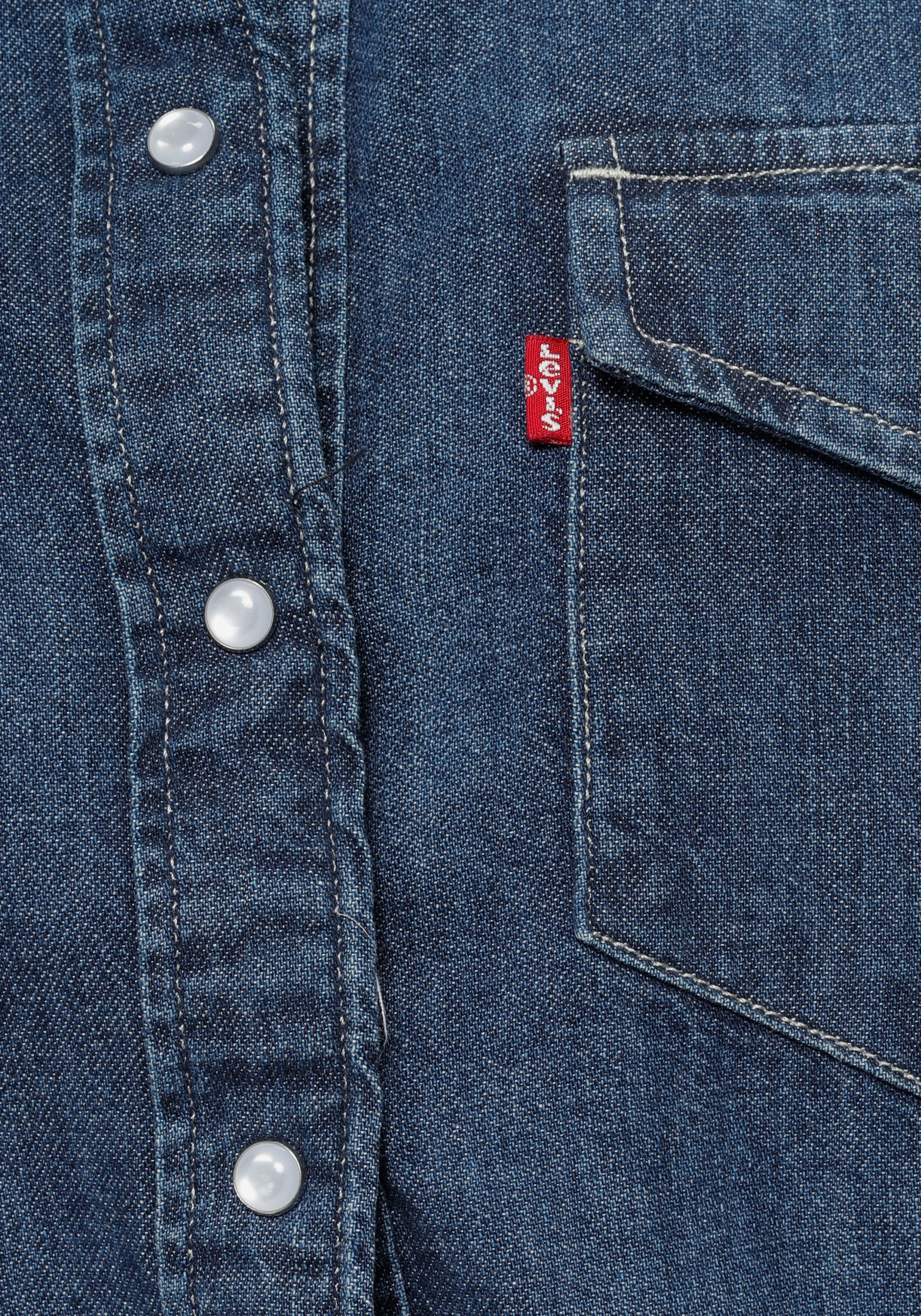 Levi\'s® Jeansbluse »ESSENTIAL WESTERN«, mit Brusttaschen mit Druckknöpfen  kaufen im OTTO Online Shop