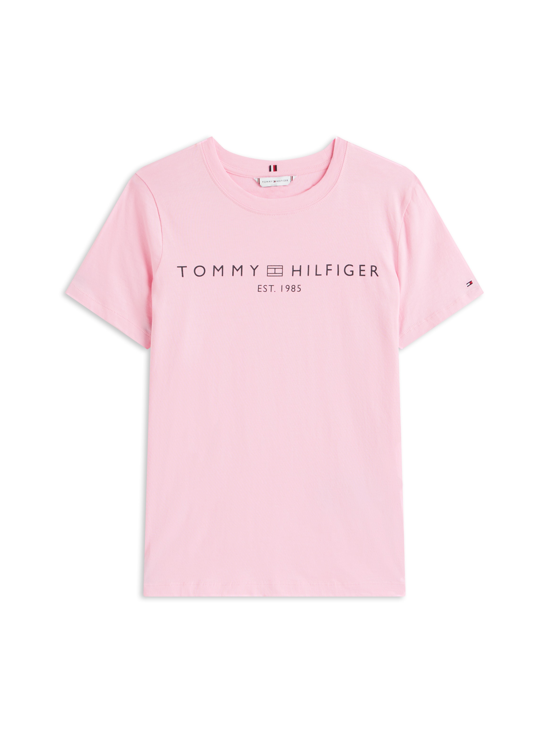 Tommy Hilfiger T-Shirt »REG CORP LOGO C-NK SS«, mit Logoschriftzug