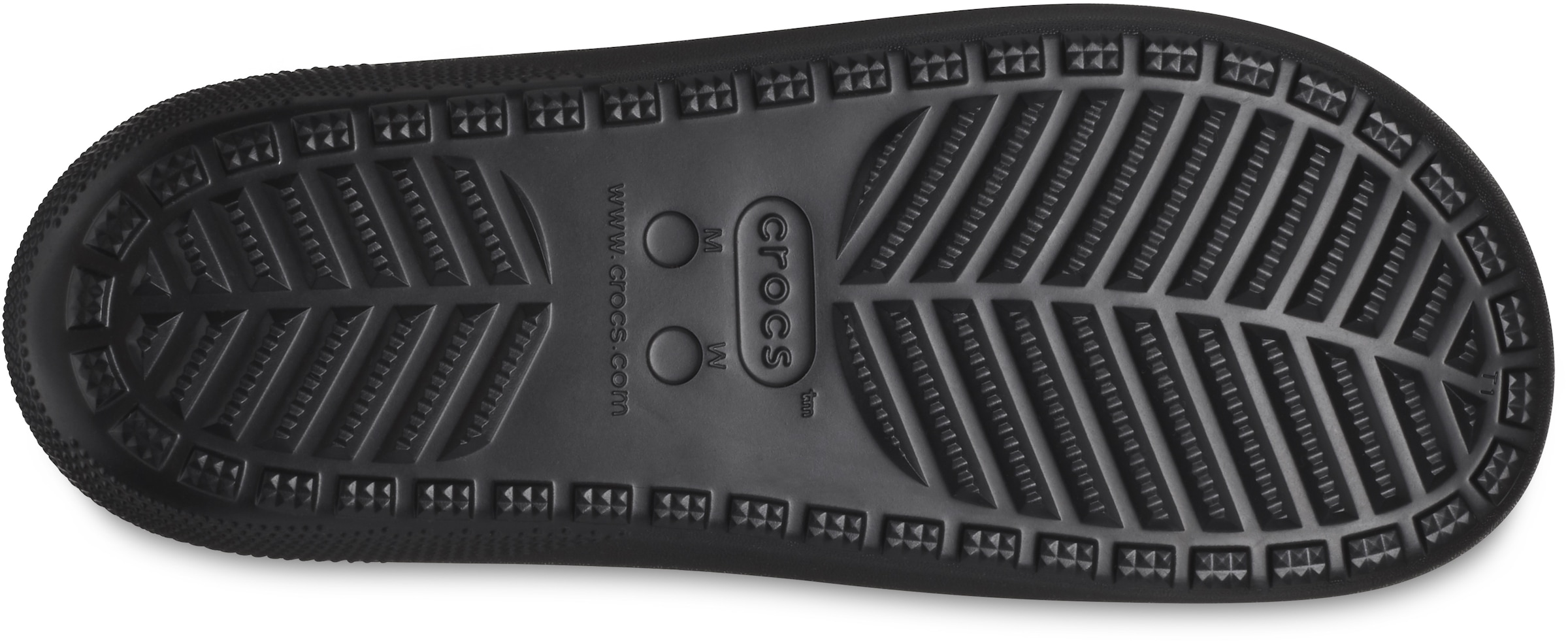 Crocs Badepantolette »Classic Slide V2«, Sommerschuh, Poolslides, Schlappen, mit Lüftungsöffnungen, G-Weite