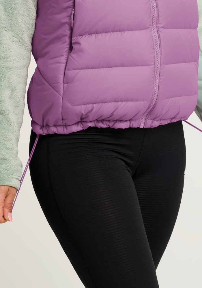 Jack Wolfskin Daunenweste »WILD PASS DOWN VEST W RDS« Daunenweste, warm, wind- und wasserabweisend