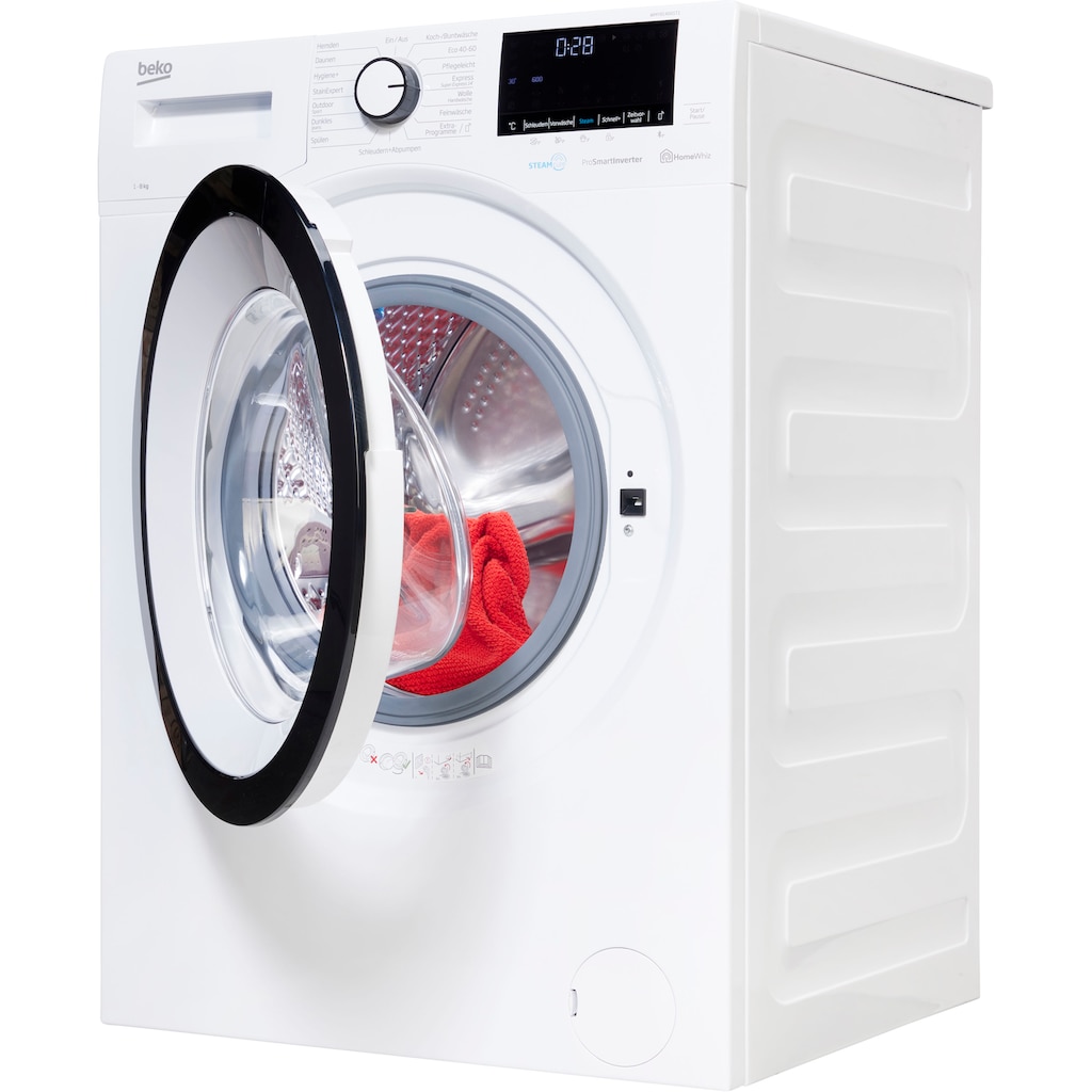 BEKO Waschmaschine »WMY81466ST1«, WMY81466ST1, 8 kg, 1400 U/min