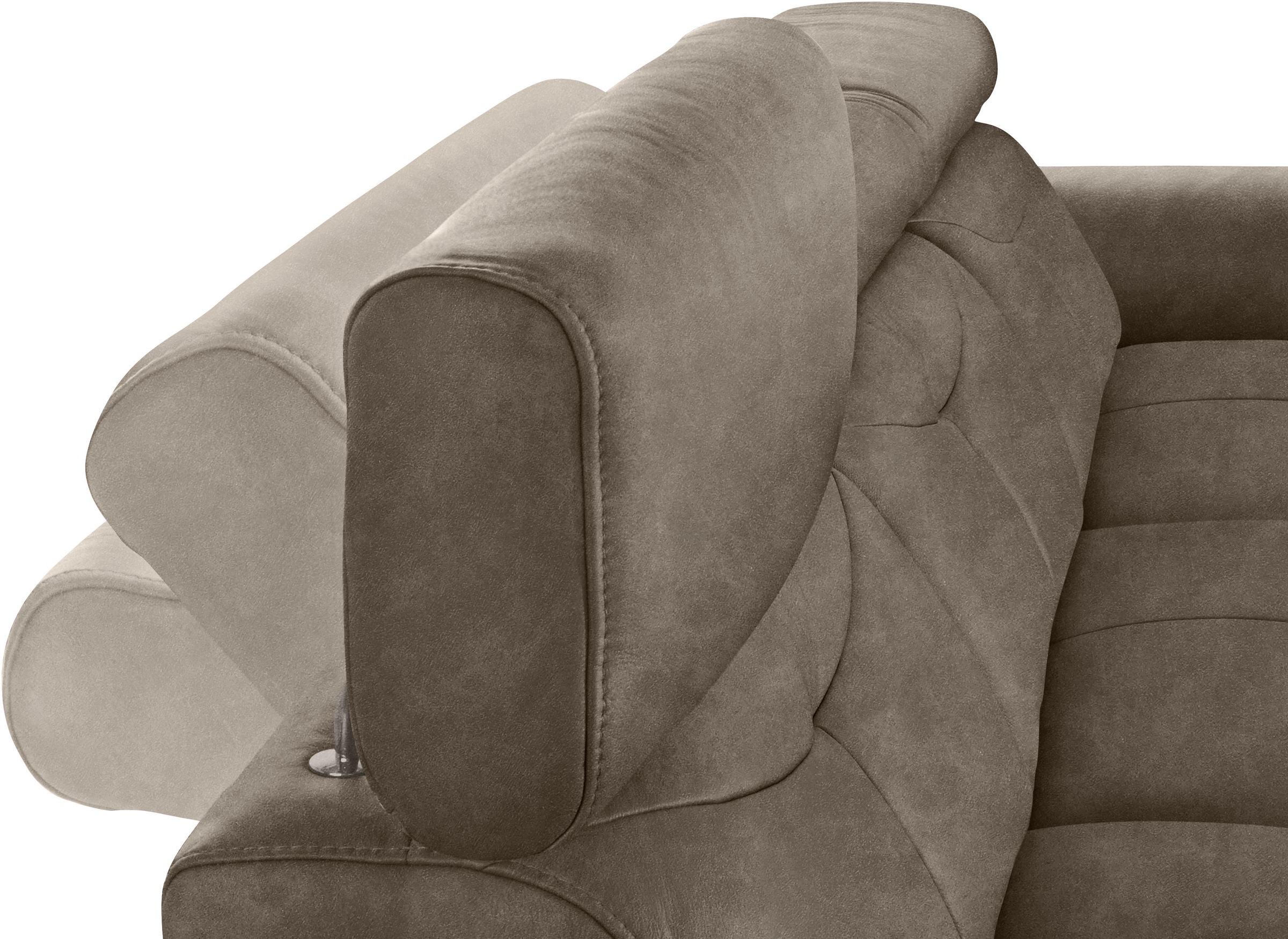exxpo - sofa fashion Ecksofa »Spring, super bequem, mit Armteil- und Kopfteilfunktion, OTTOs Choice«, L-Form, wahlweise mit Bettfunktion und Bettkasten