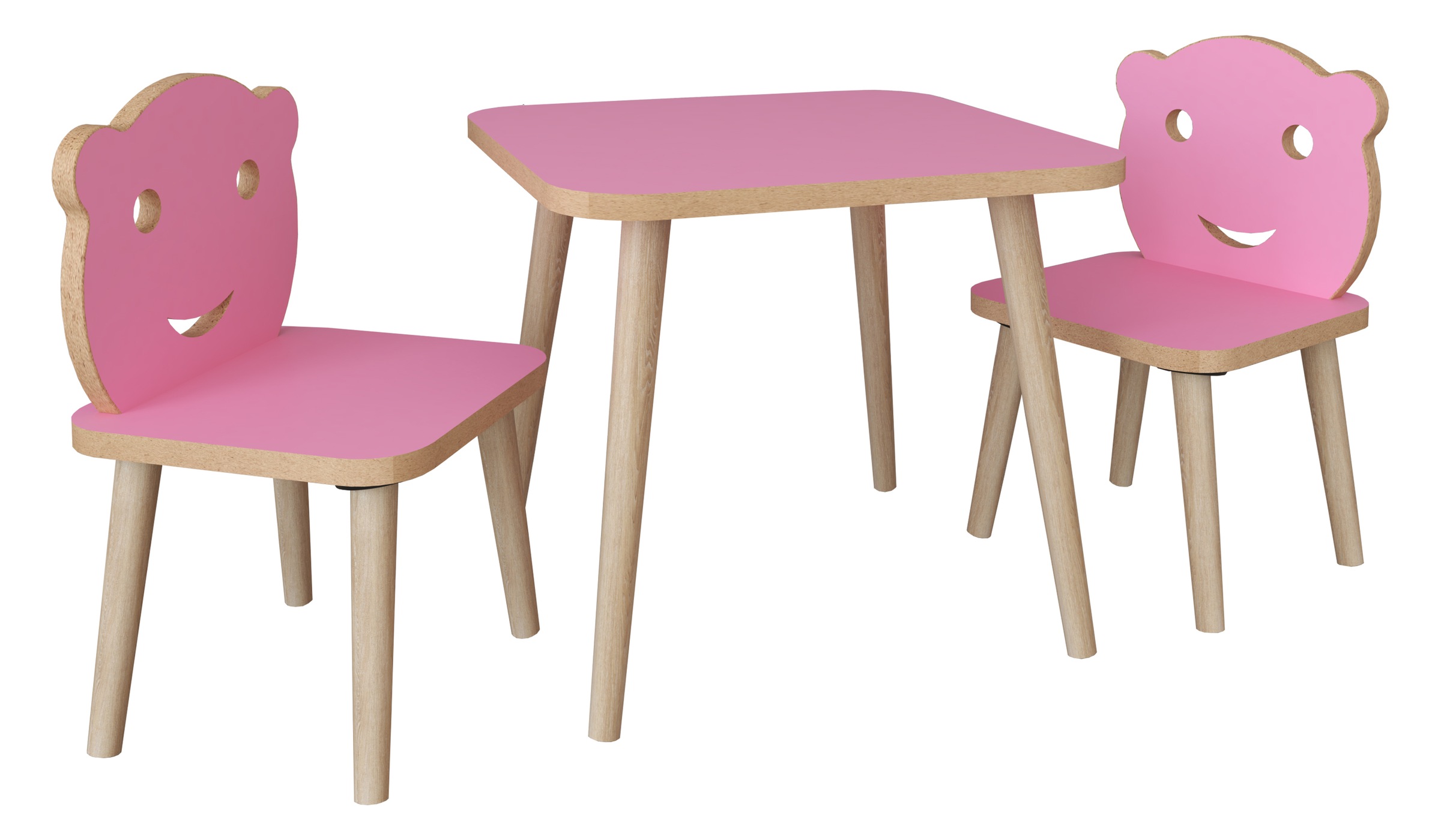 VCM Sitzgruppe »3tlg. Sitzgruppe Kinder Kindermöbel Tisch Stuhl«