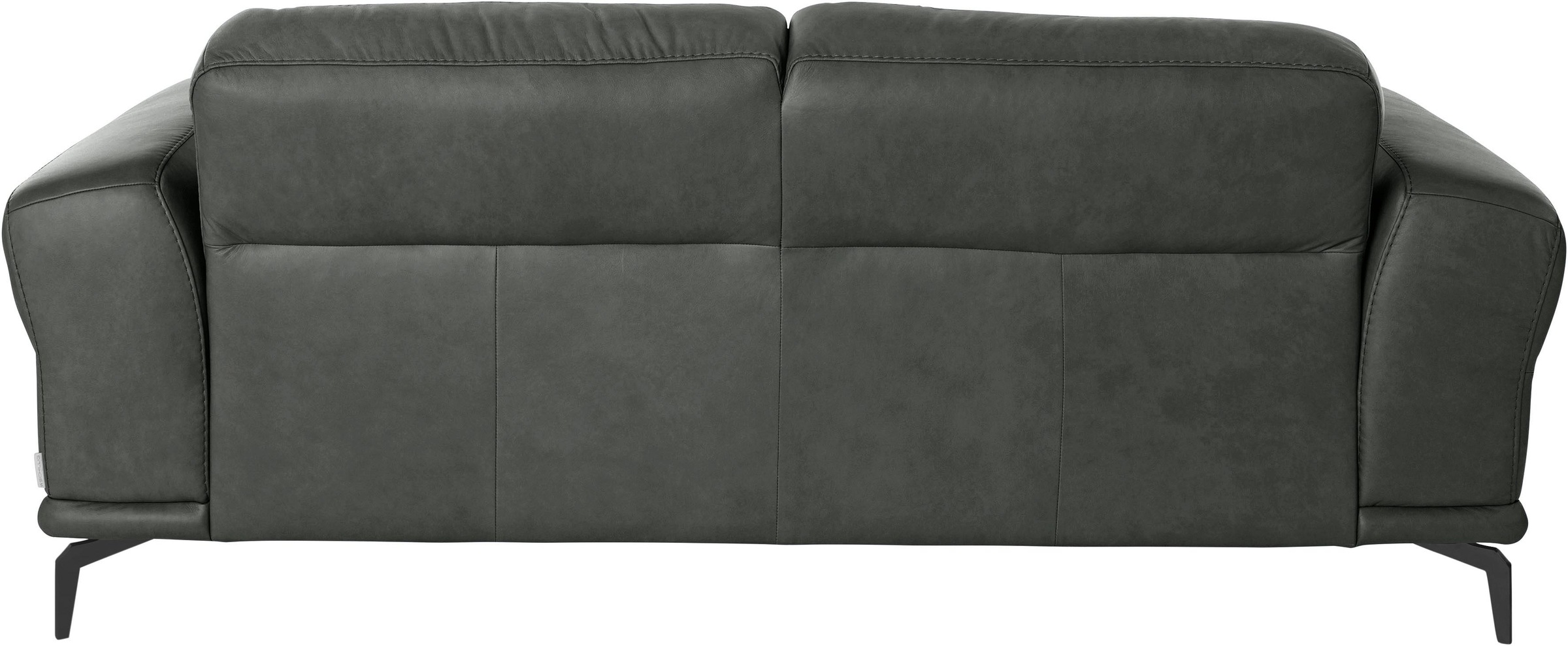 W.SCHILLIG 2-Sitzer »montanaa«, mit Metallfüßen in Schwarz pulverbeschichtet, Breite 192 cm