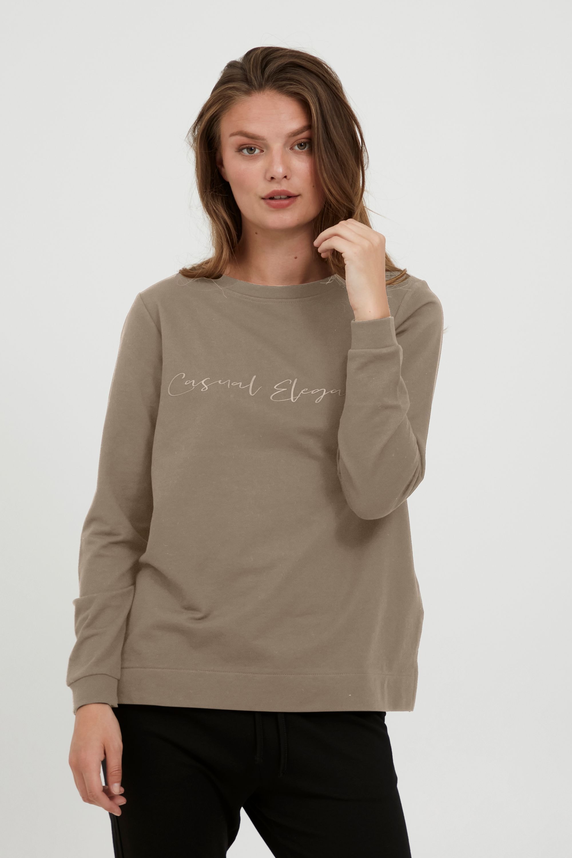 fransa Rundhalspullover »Sweatshirt FRBsweat«