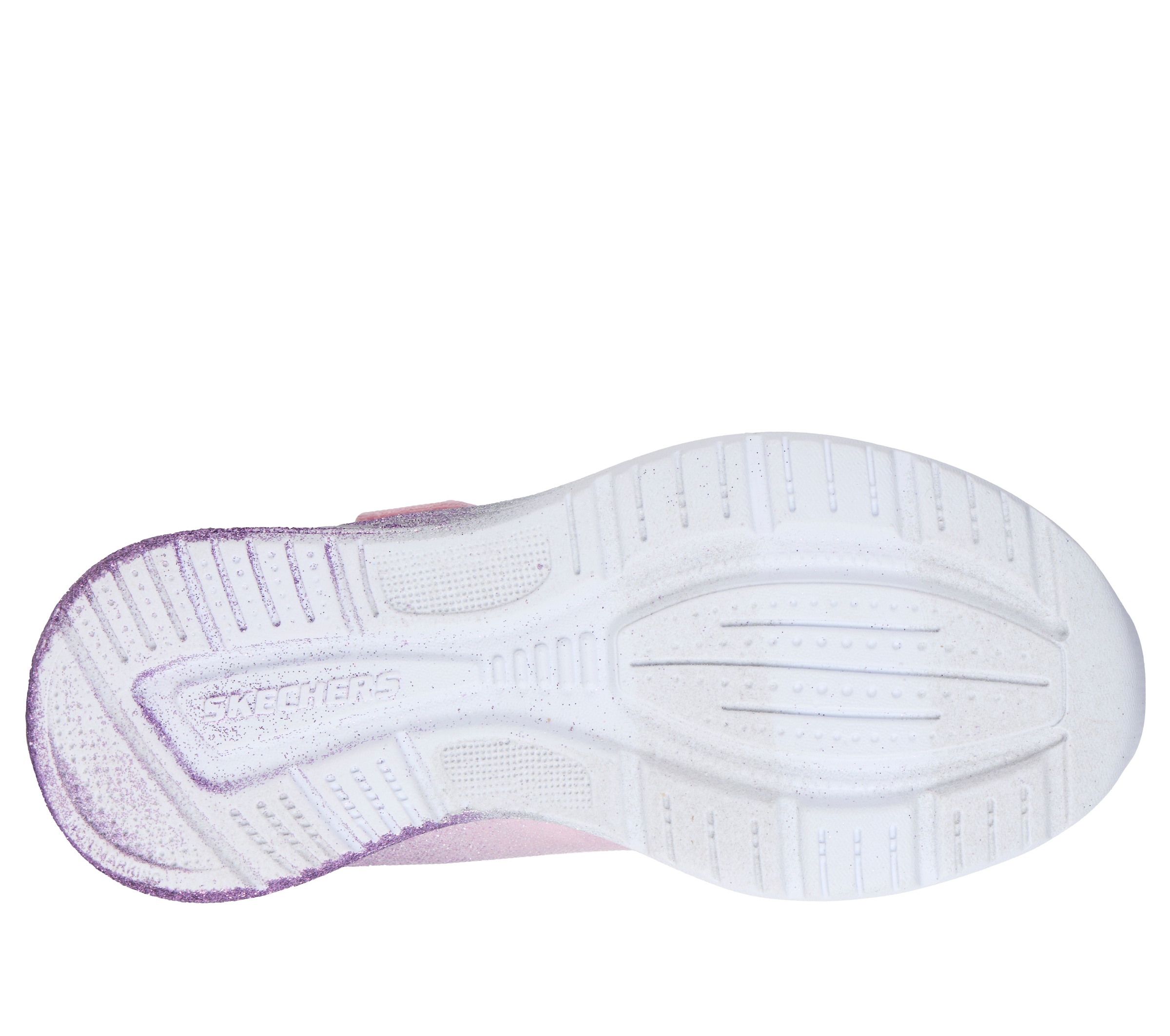 Skechers Sneaker »MICROSPEC MAX ADVANCE«  Klettschuh mit Glitter, Grössenschablone zum Download