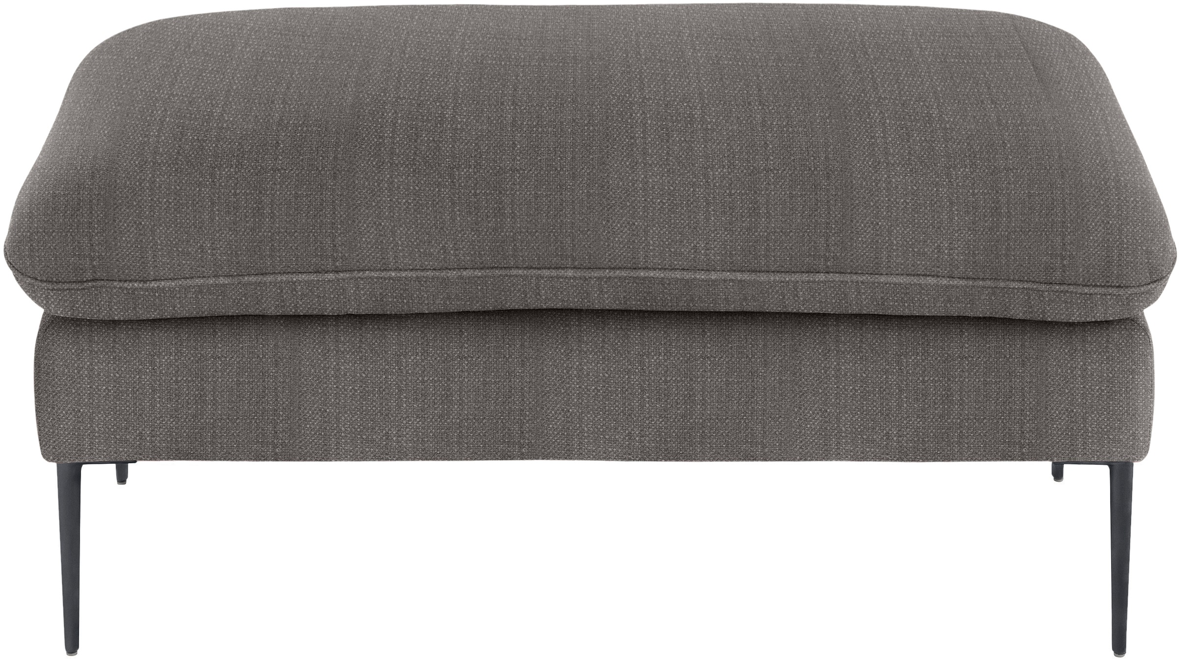W.SCHILLIG Hocker »enjoy&MORE«, Füße schwarz pulverbeschichtet, Breite 106 cm