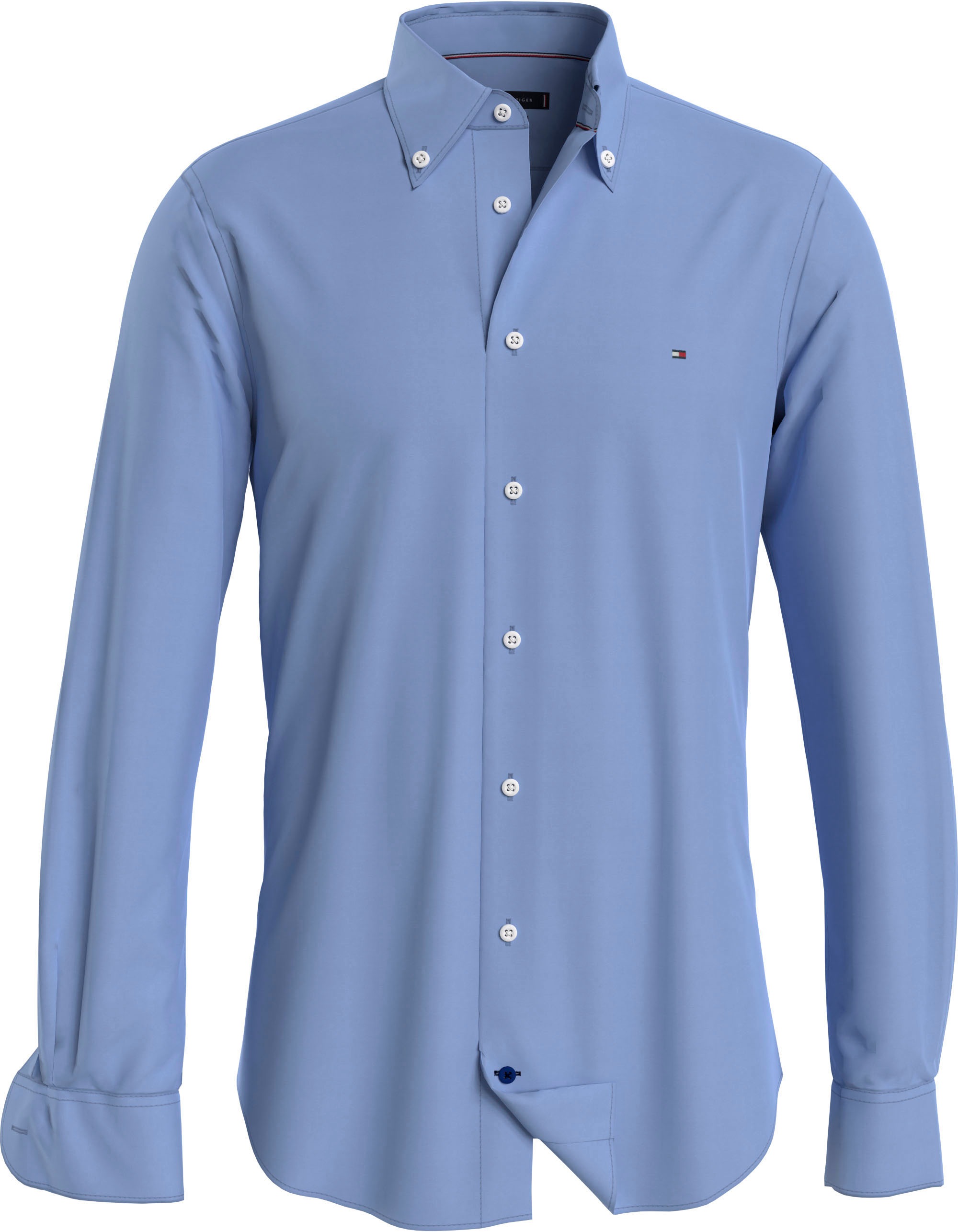 Tommy Hilfiger TAILORED Businesshemd »CL KNITTED PIQUE SOLID RF SHIRT«, mit Tommy... kaufen