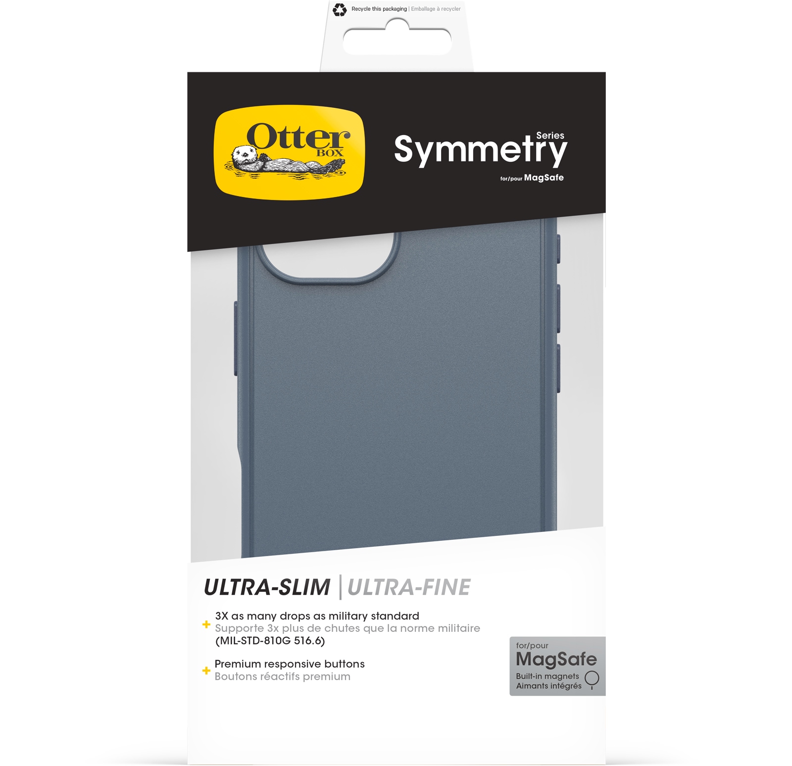Otterbox Handyhülle »Symmetry für Apple iPhone 16«, iPhone 16, Backcover, Schutzhülle, Handyschutzhülle, Case, Schutzcase, stoßfest
