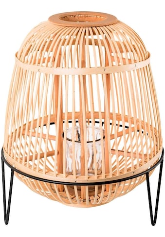 andas Windlicht »TROMSO«, aus Bambus, mit Glaseinsatz, mit Metallfüßen, Höhe ca. 34 cm kaufen