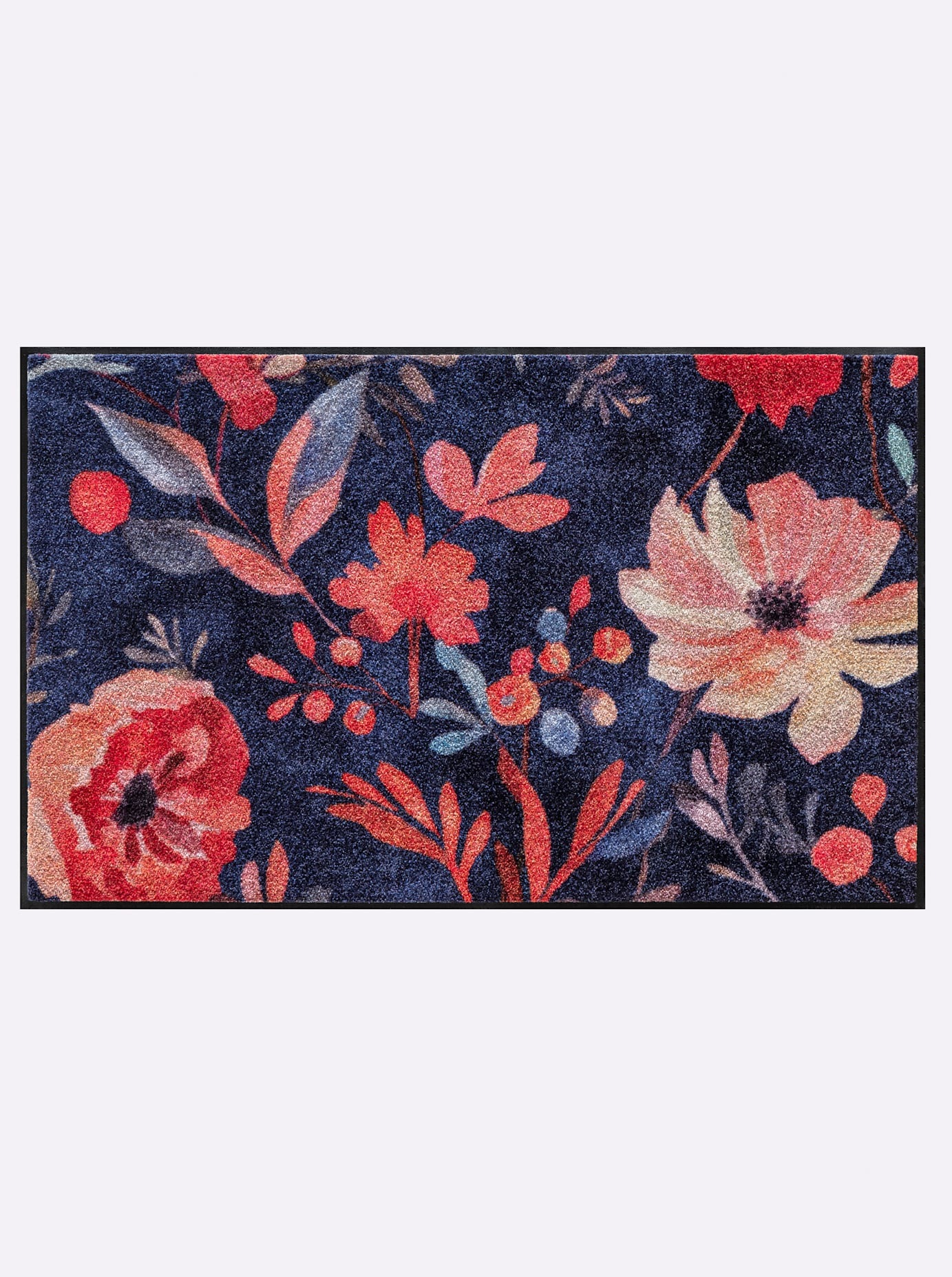 Fußmatterechteckig7mmHöhe in blau