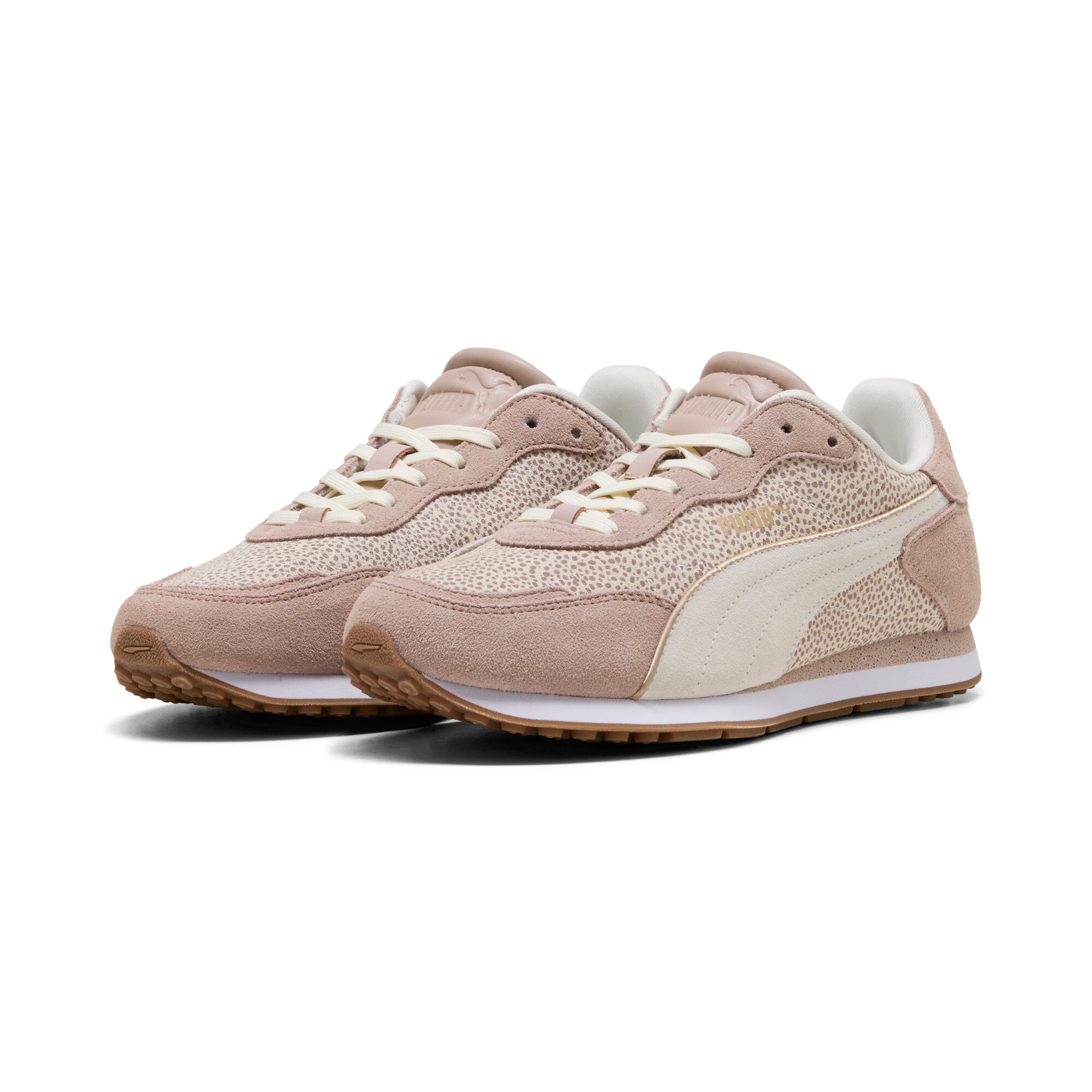 PUMA Sneaker »ST MILER ROSE TOPCAT«  aus Leder, mit Schnürung, mit leicht profilierter Gummi-Laufsohle