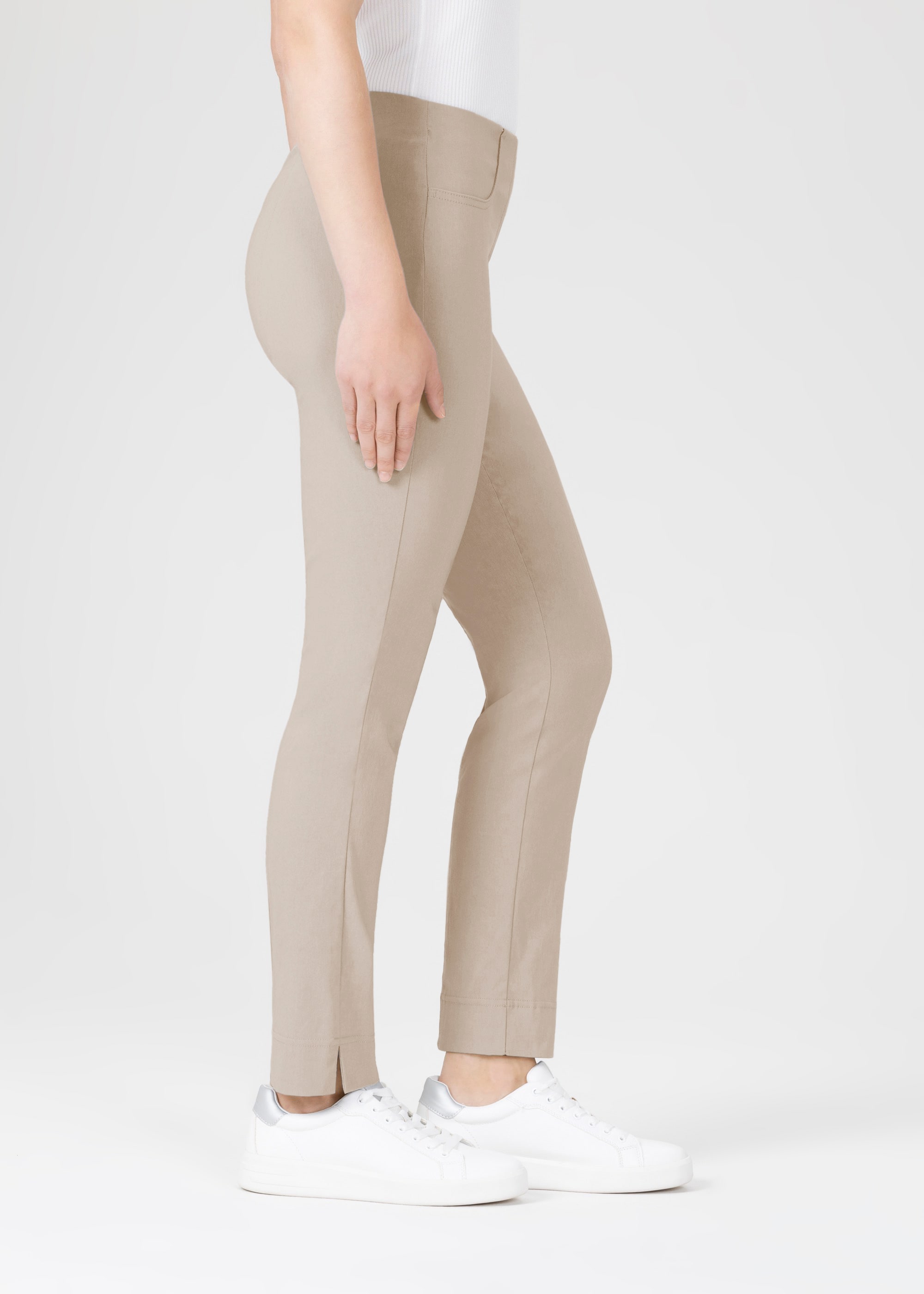 Stehmann Stoffhose »Loli«, Sommerhose mit Schlitz am Beinabschluss