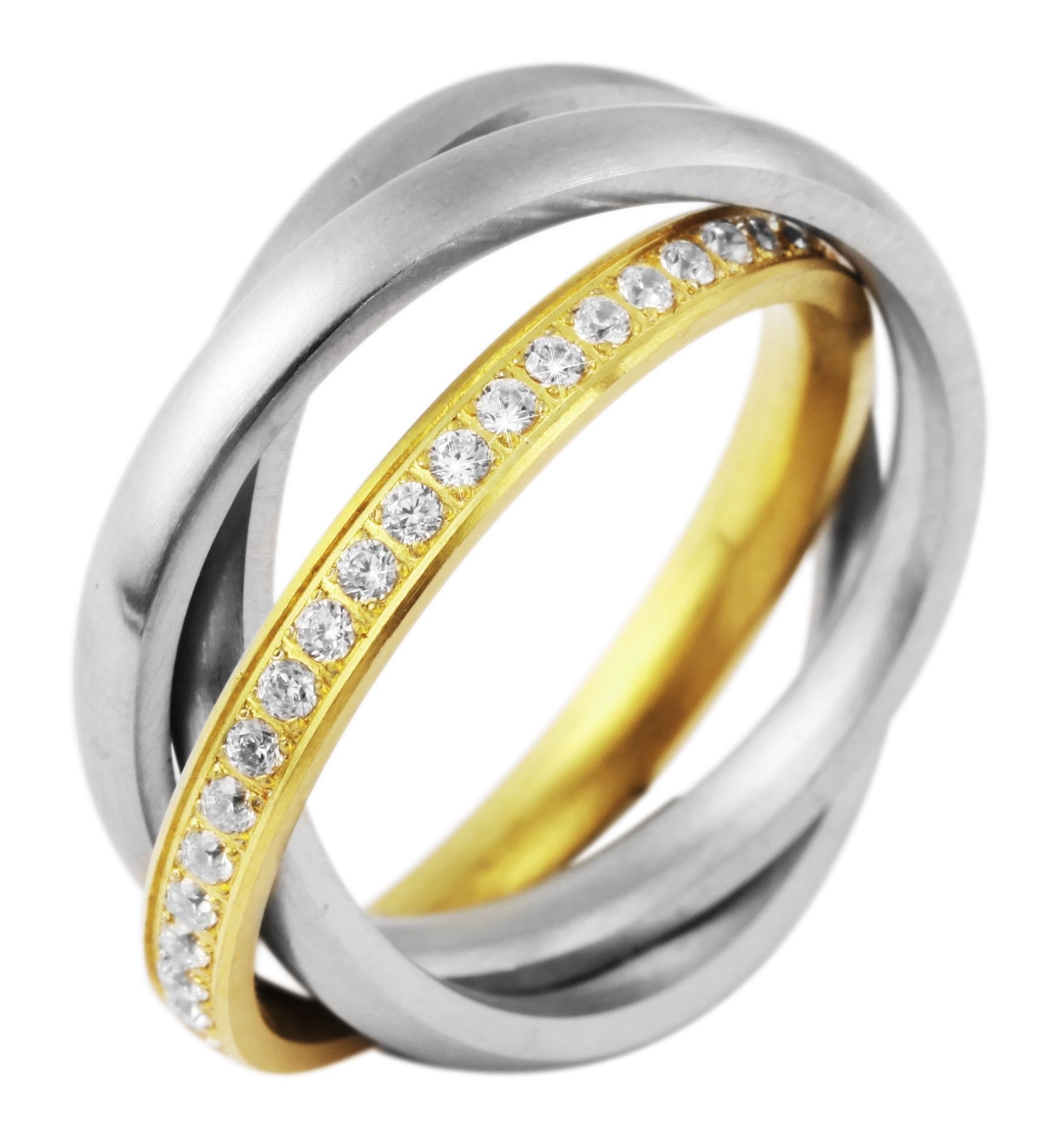 Adelia´s Fingerring »Damen Ring aus Edelstahl«