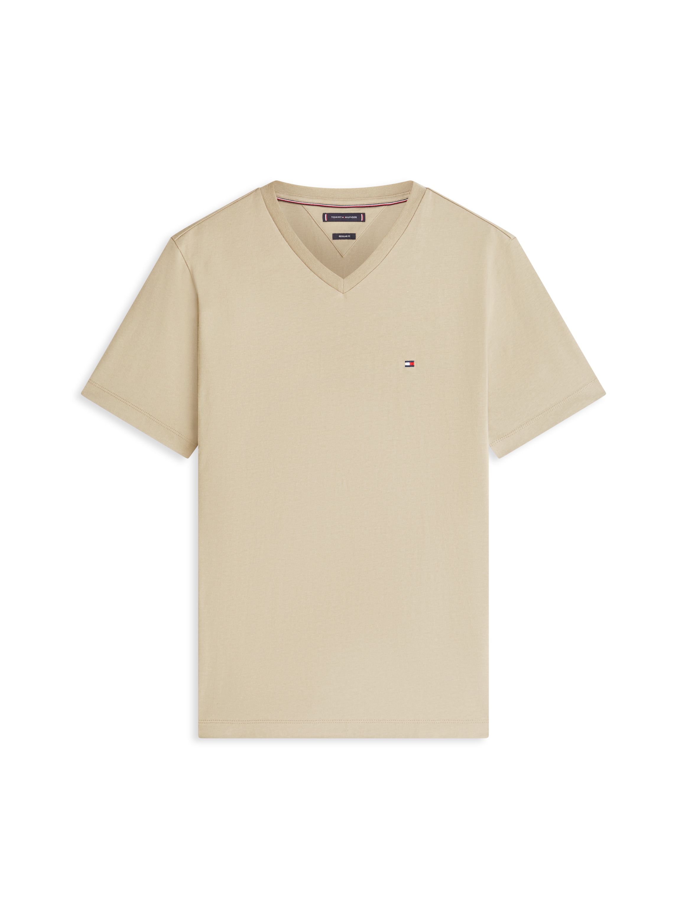 Tommy Hilfiger V-Shirt »ESSENTIAL V-NECK« unifarben, casual, regular fit, Baumwolle,