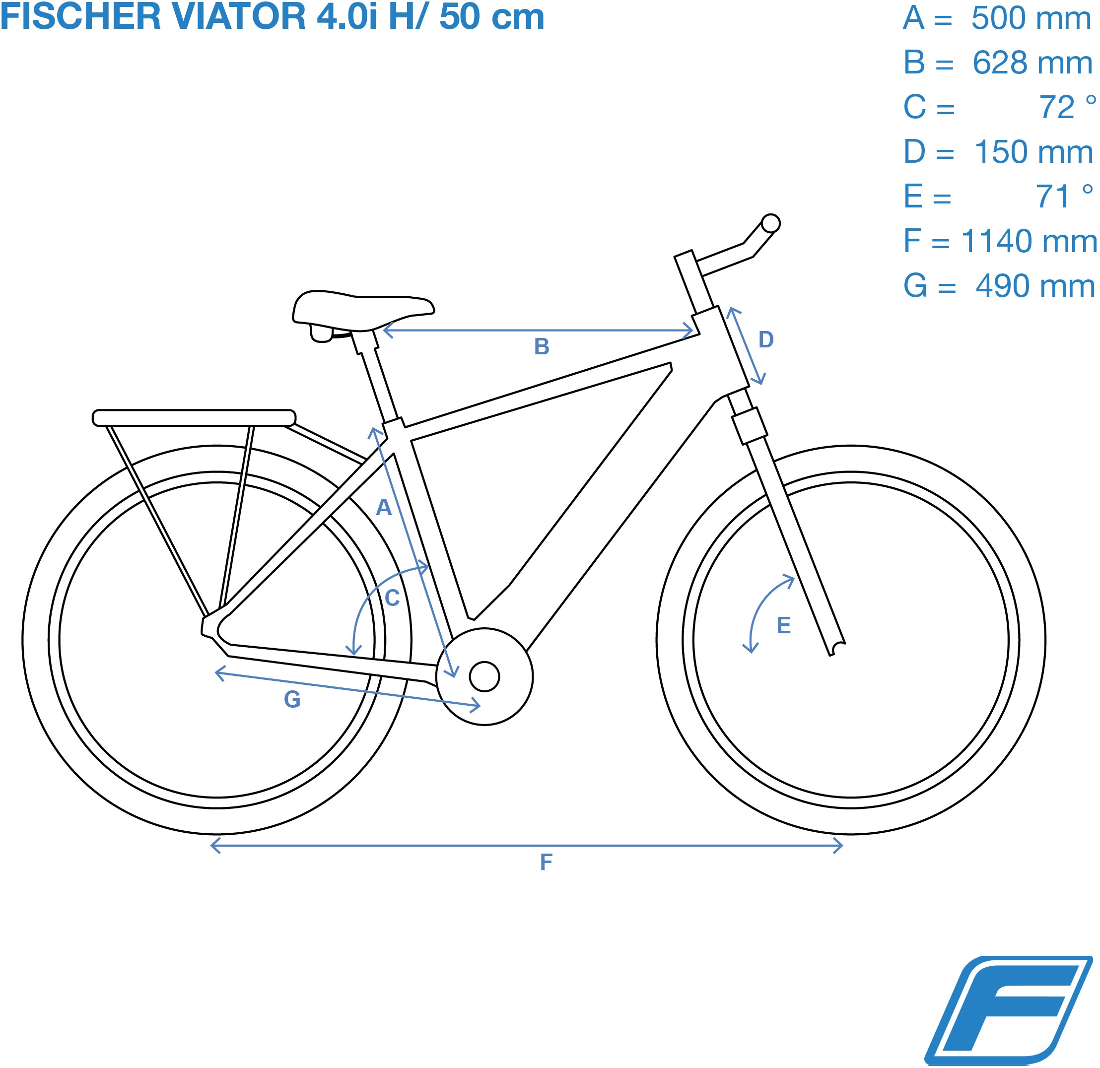 FISCHER Fahrrad E-Bike »VIATOR 4.1i Herren 504«, 9 Gang, Pedelec, Elektrofahrrad für Herren