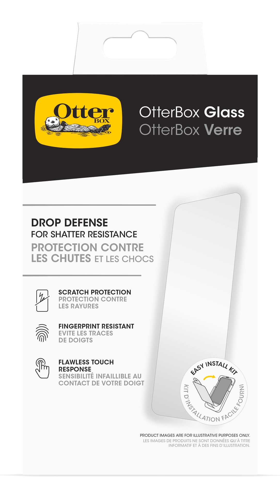 Otterbox Displayschutzglas »Glass«, für Samsung Galaxy A16, Displayschutzfolie, Schutzfolie, Bildschirmschutz, kratz- & stoßfest
