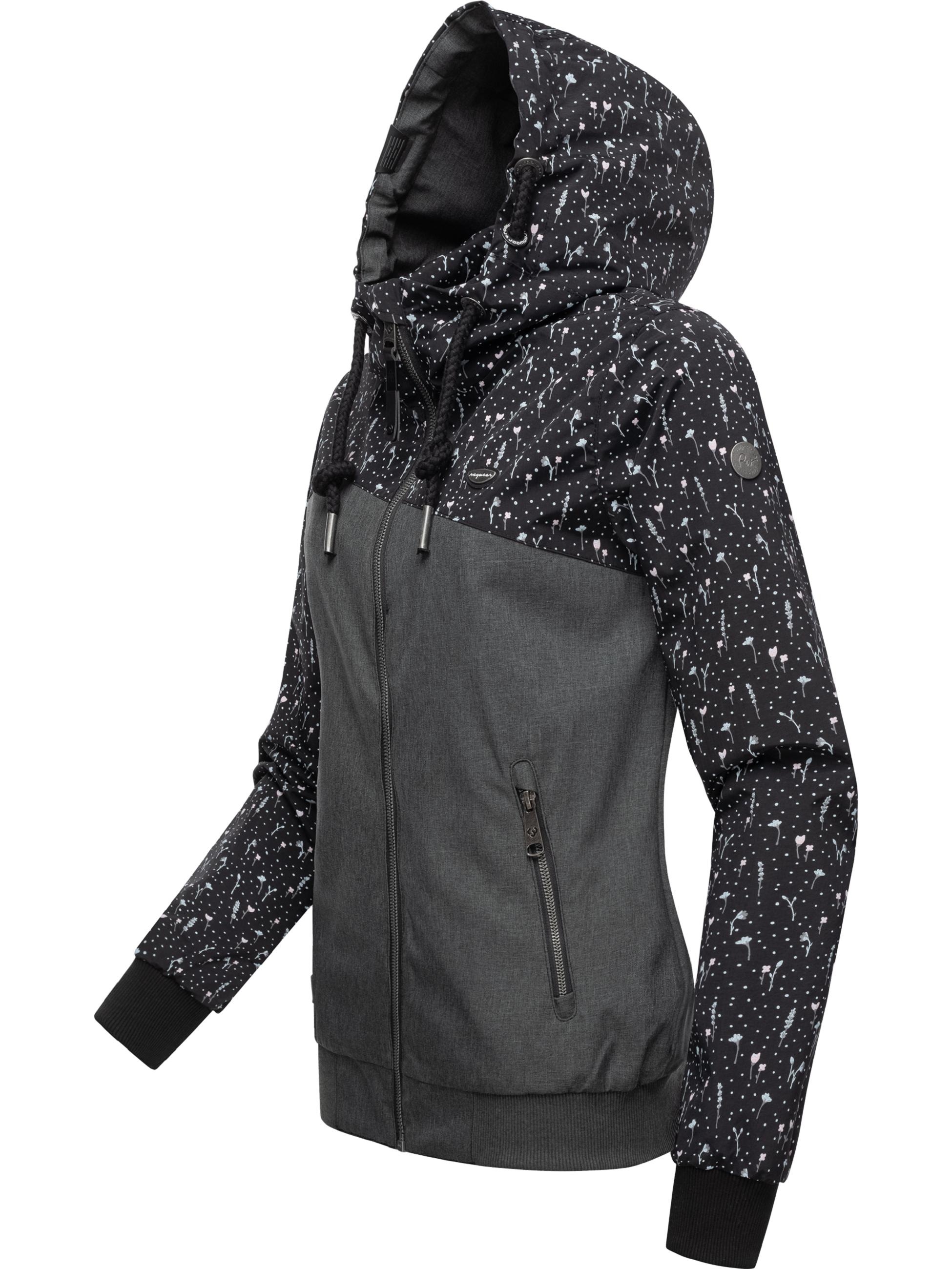 Ragwear Funktionsjacke »Übergangsjacke Nuggie B«, mit Kapuze, stylische Übergangsjacke mit großer Kapuze