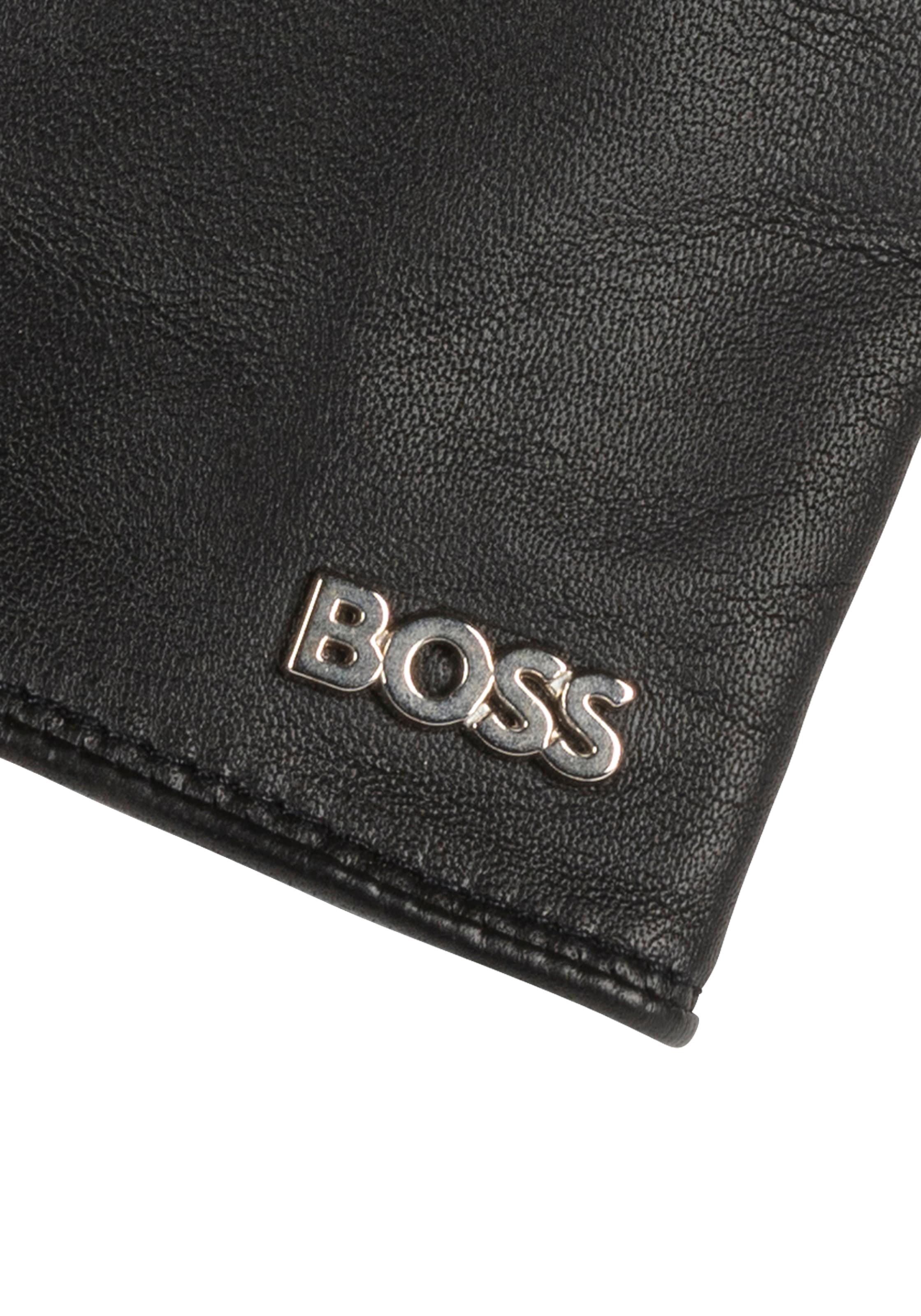 BOSS Lederhandschuhe »Gueen-ME«, mit Touch Tech Fingertips