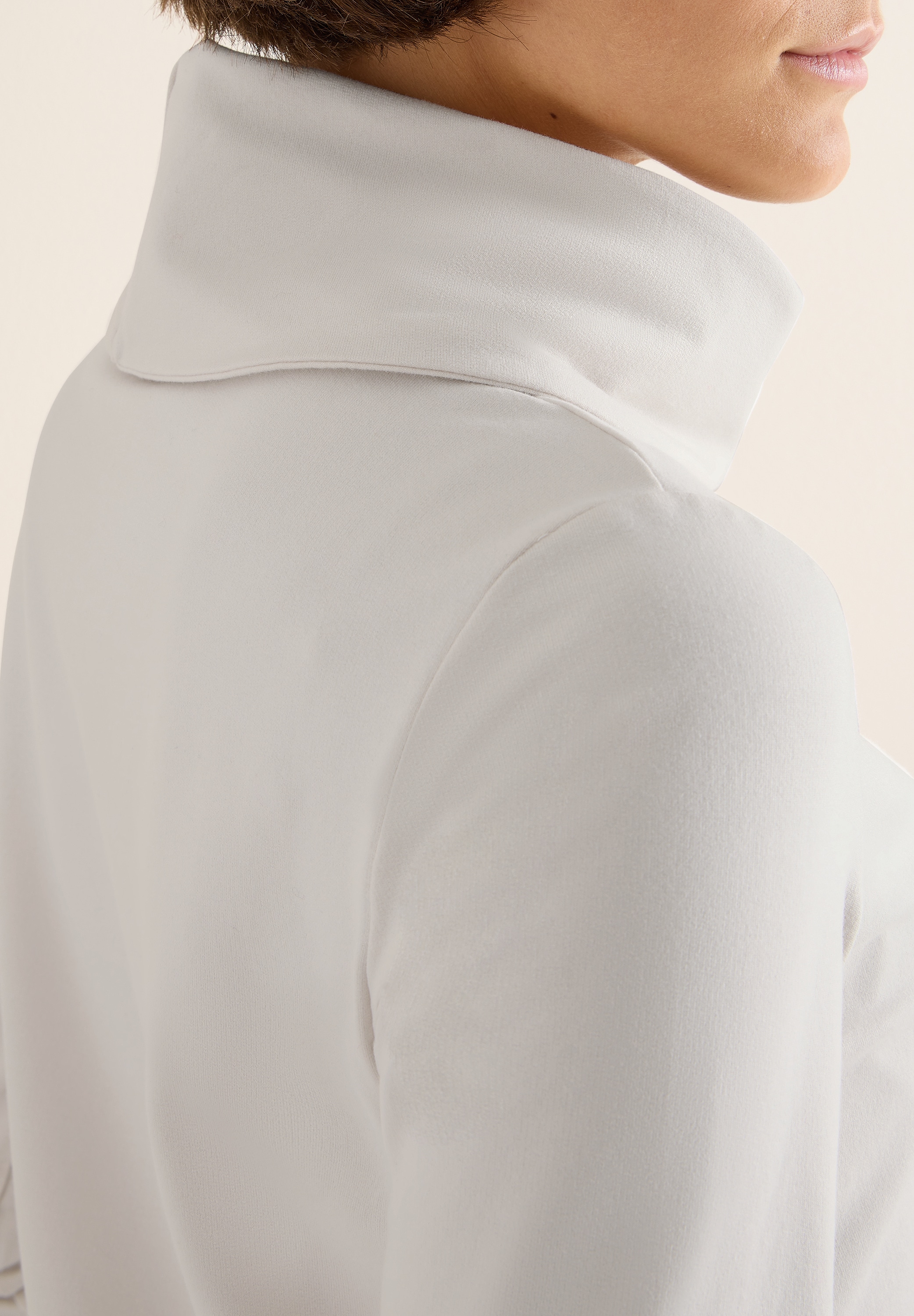 Cecil 3/4-Arm-Shirt mit großem Kragen