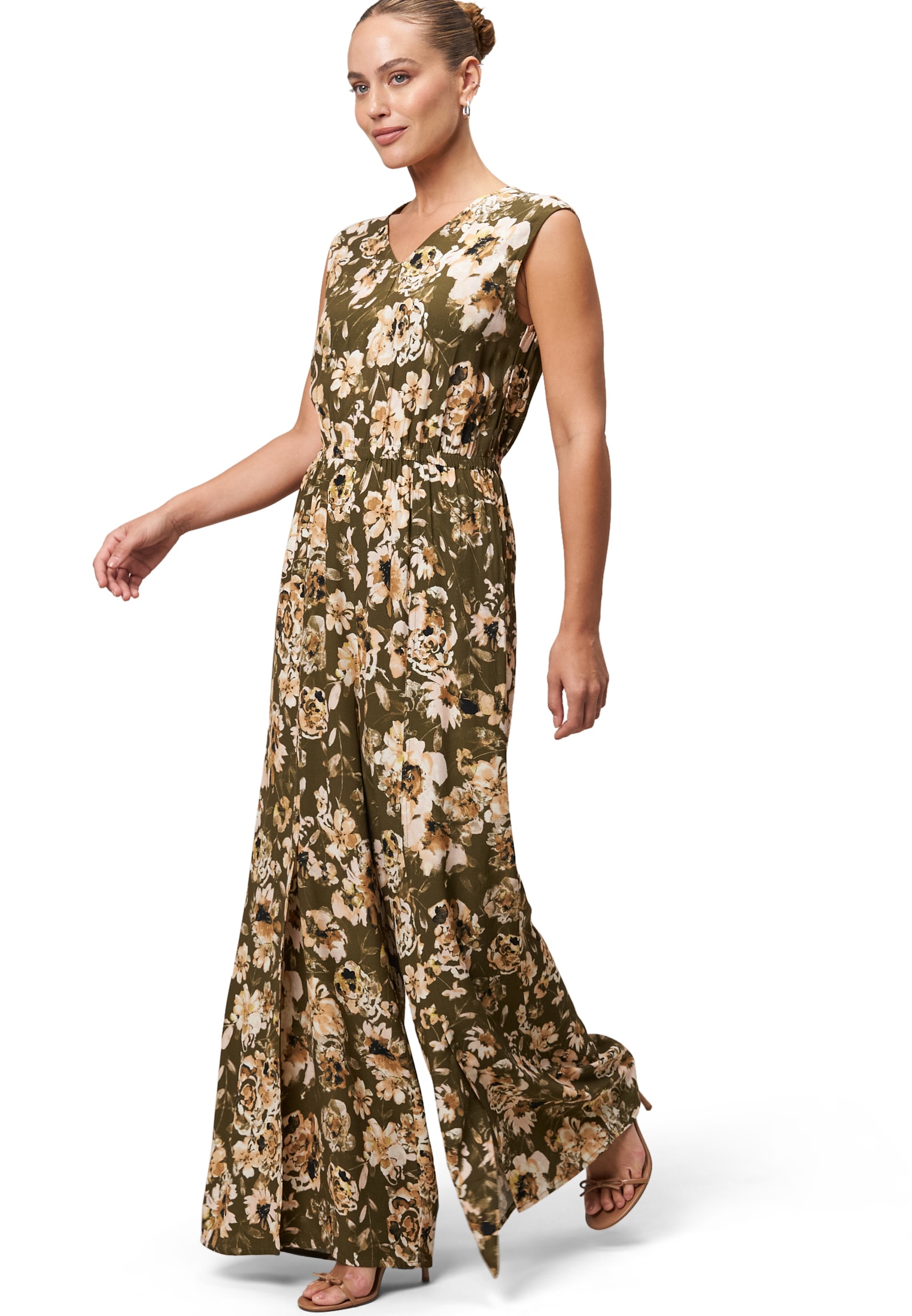 Zero Jumpsuit »Jumpsuit mit Blumendruck 32 Inch«