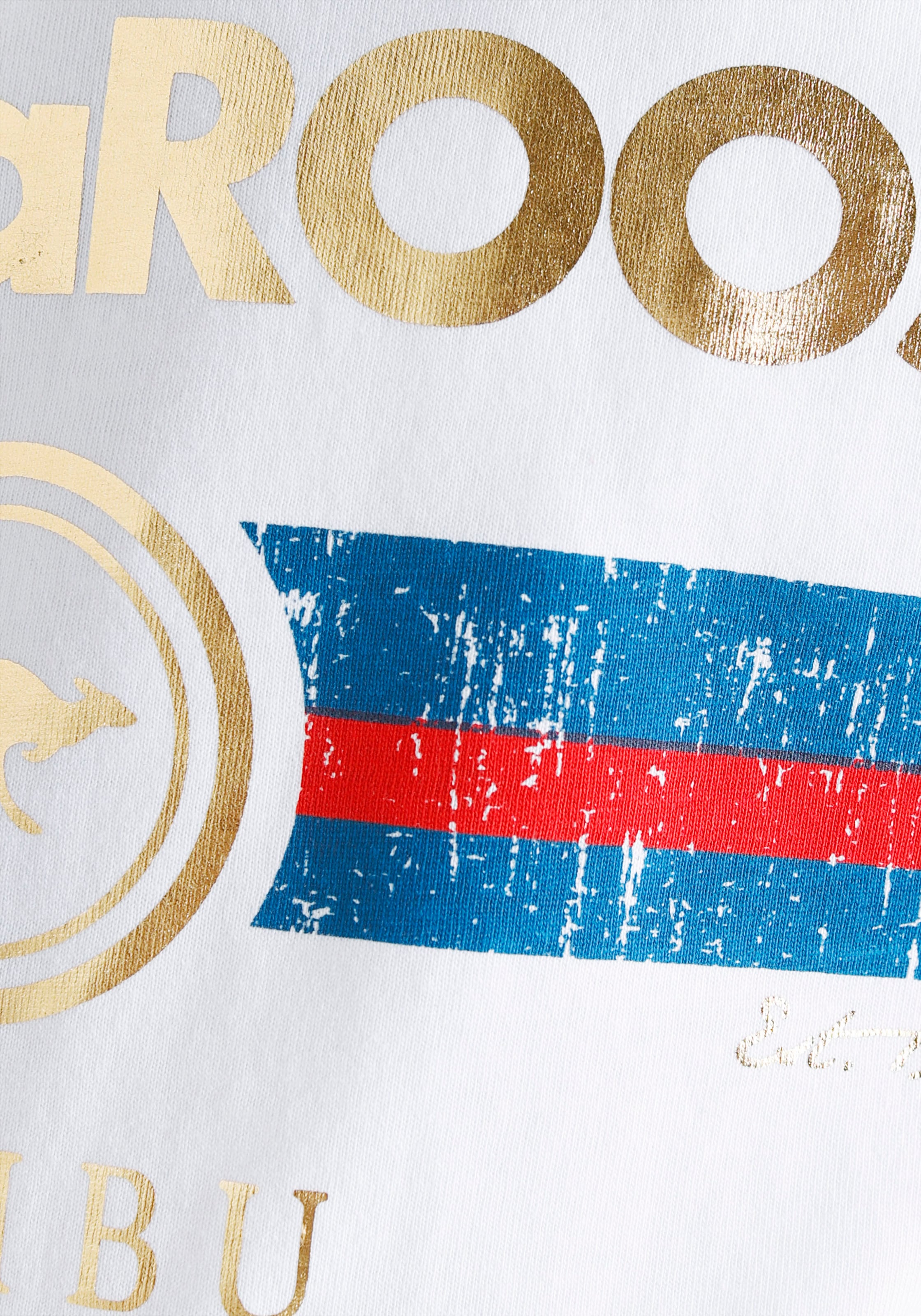 KangaROOS Langarmshirt »goldfarb Druck«, Folienprint online bei OTTO