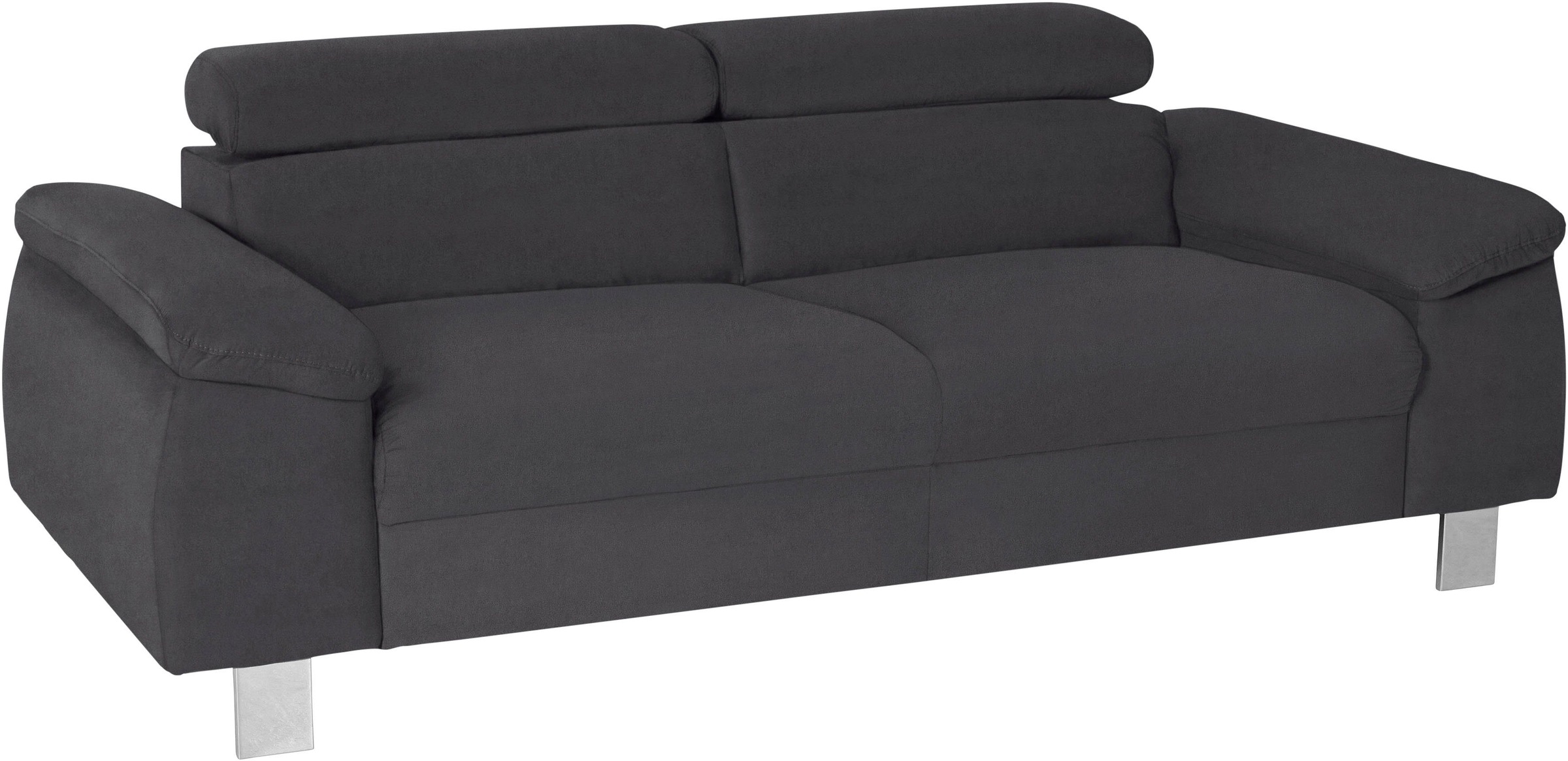 COTTA Polstergarnitur »Komaris, B: 193 bzw. 100 cm«, (Set), Set: 3er-Sofa & Hocker, mit Kopfteilverstellung