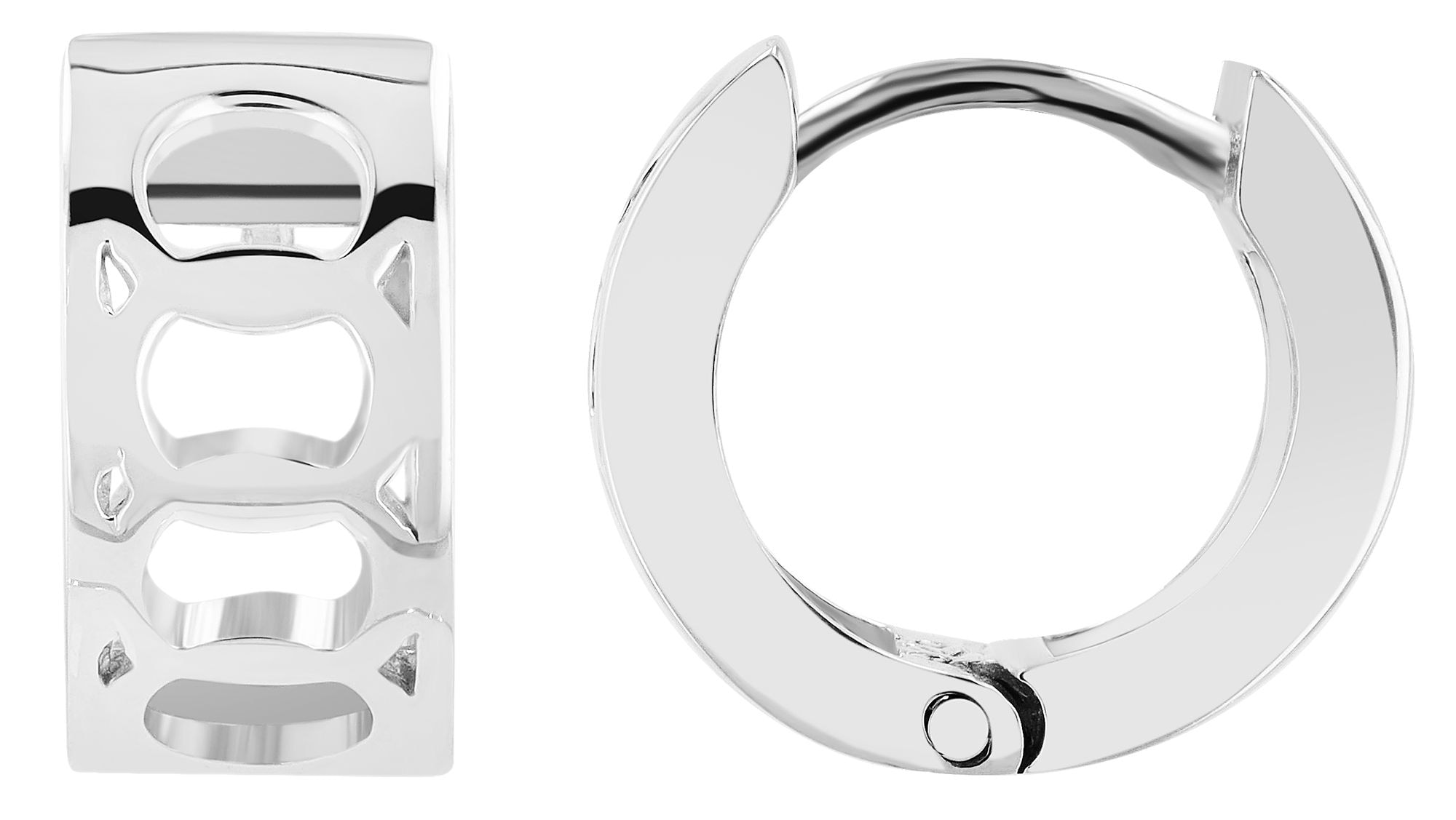 Adelia´s Paar Creolen »Damen Ohrringe ¿ Creole aus 925 Silber«