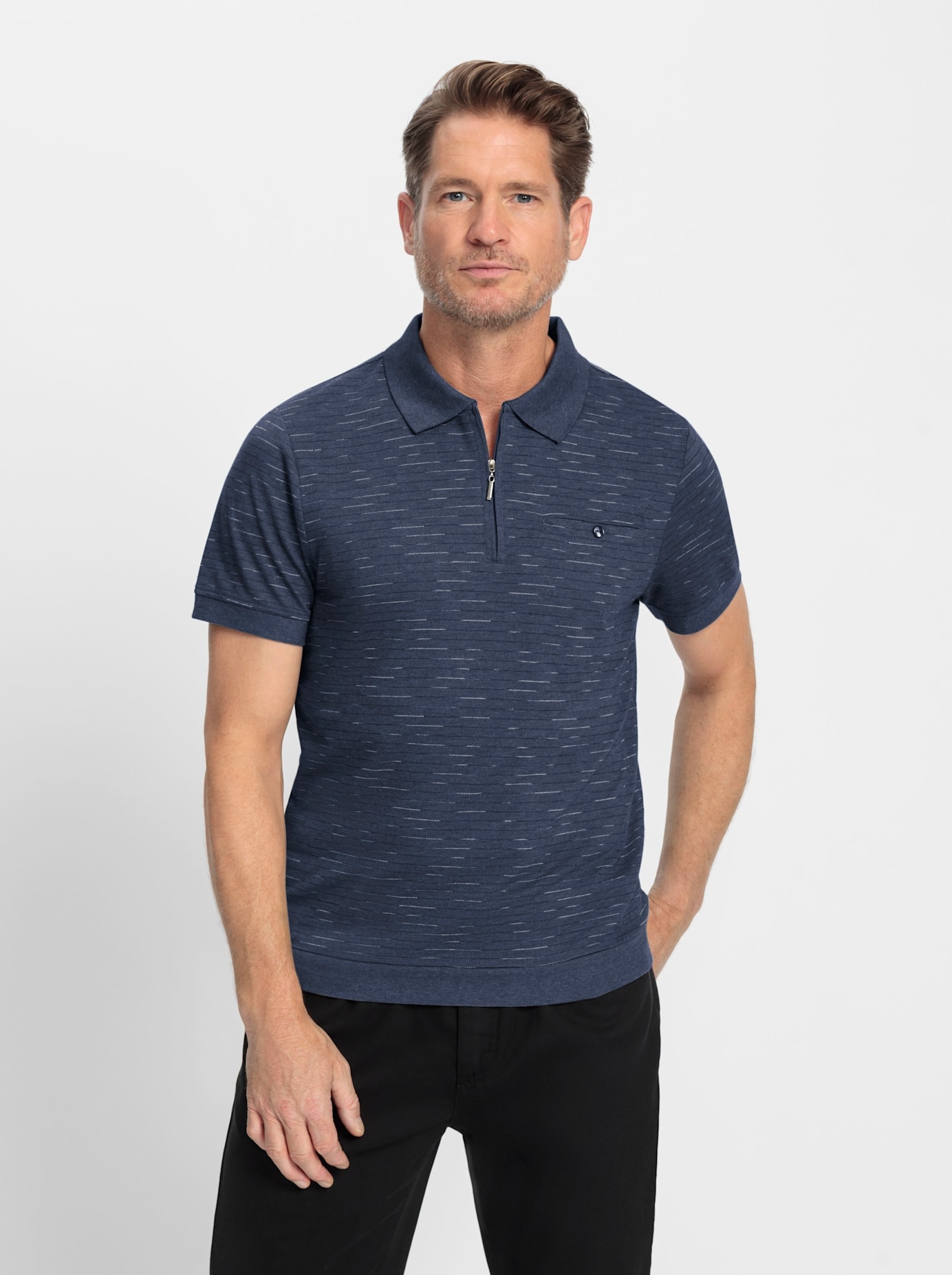 Marco Donati Poloshirt »Kurzarm-Poloshirt«, (1 tlg.)