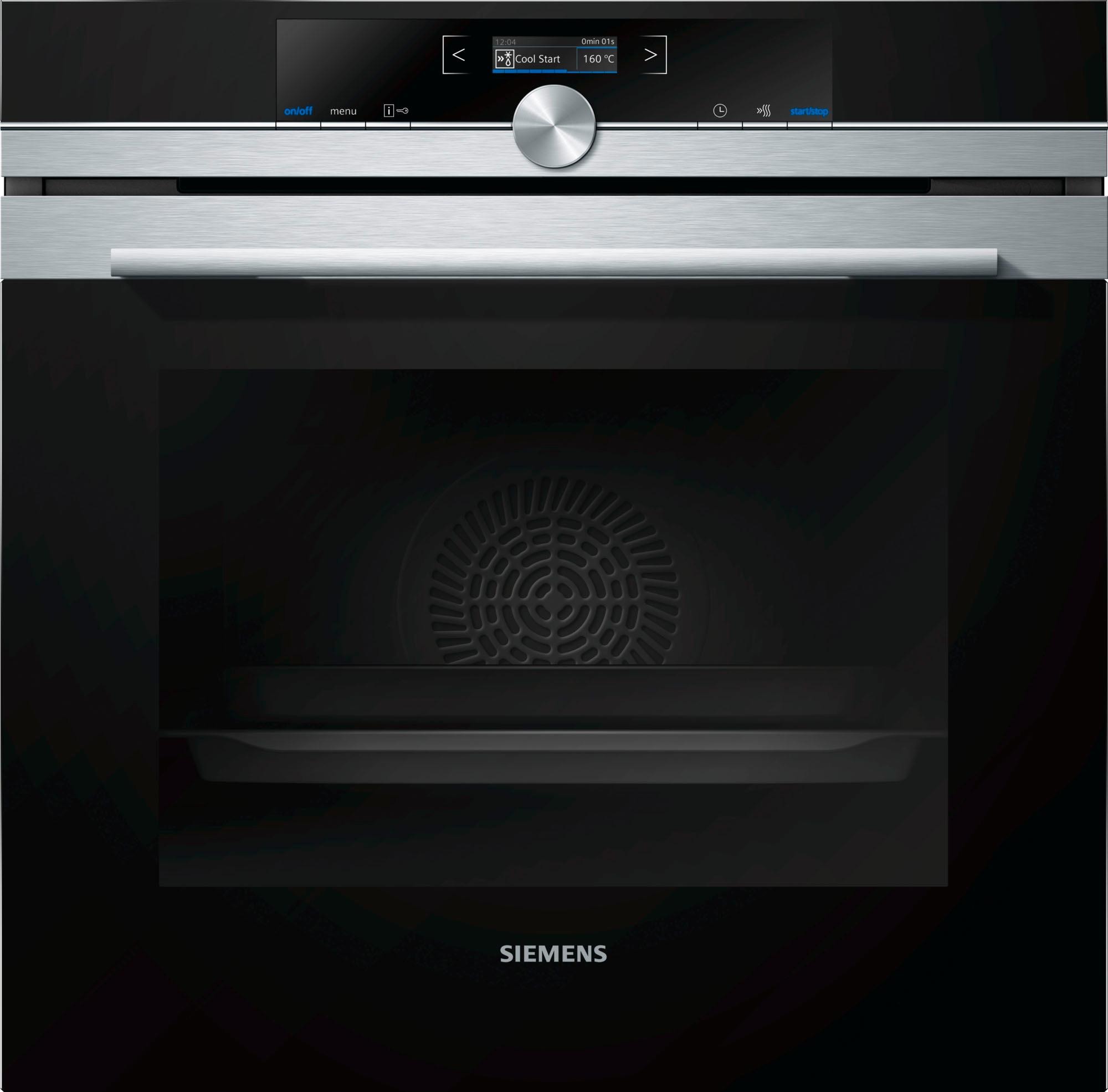 SIEMENS Einbaubackofen iQ700 »HB634GBS1«, mit Teleskopauszug nachrüstbar, ecoClean Plus, mit ecoClean