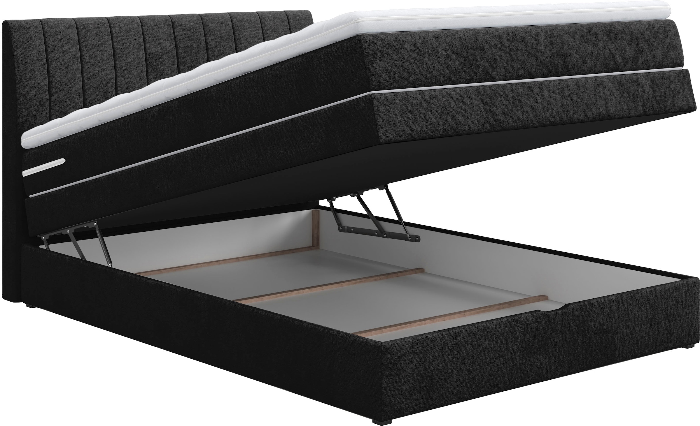 COTTA Boxspringbett »Shark inkl. Bettkasten und Topper« erhältlich in den Breiten 140x200cm, 160x200cm und 180x200cm