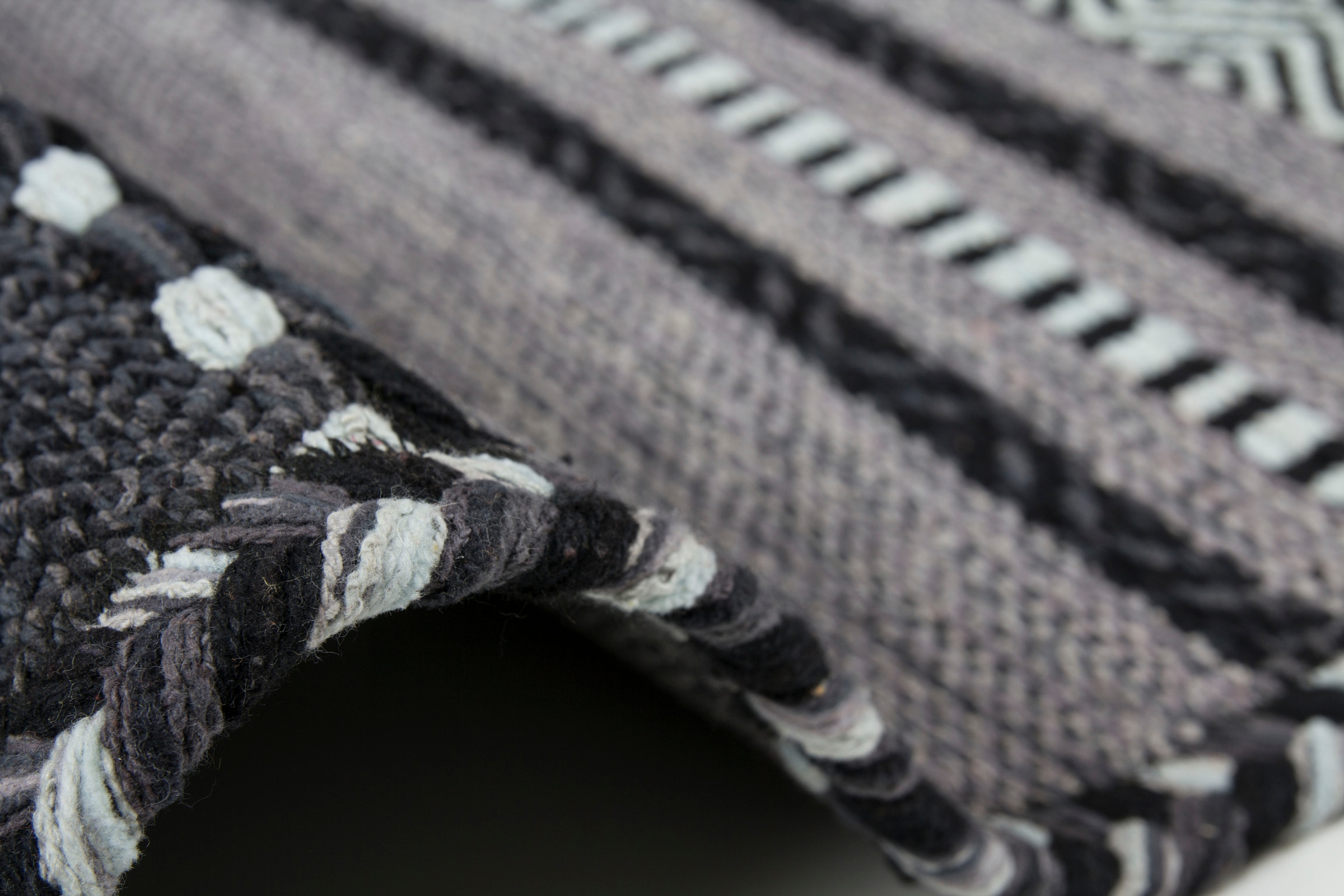 Kayoom Teppich »Alhambra 335«, rechteckig, 5 mm Höhe, Maschinell gewebter Flachflor-Teppich, 100% Baumwolle, Ethno-Design