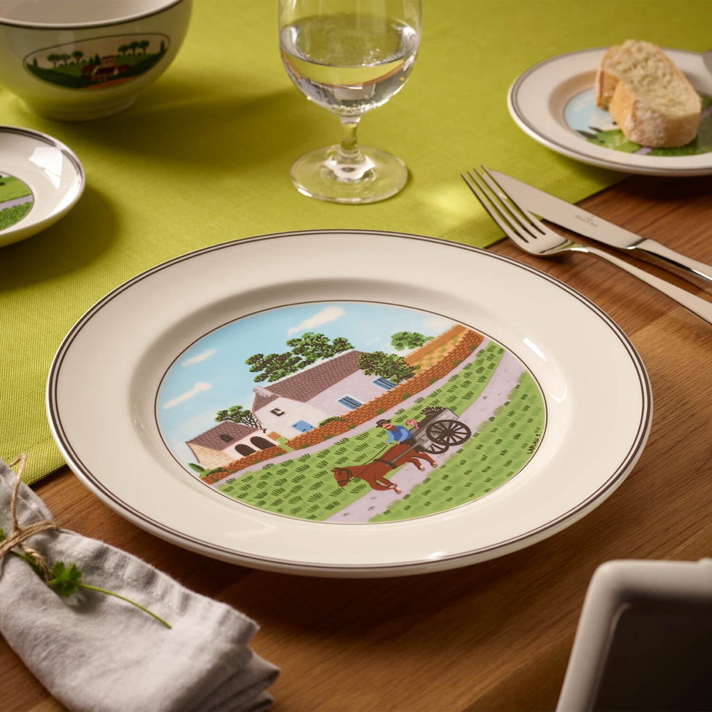 Villeroy & Boch Speiseteller »Speiseteller Bauer Design Naif ø 27 cm bunt«