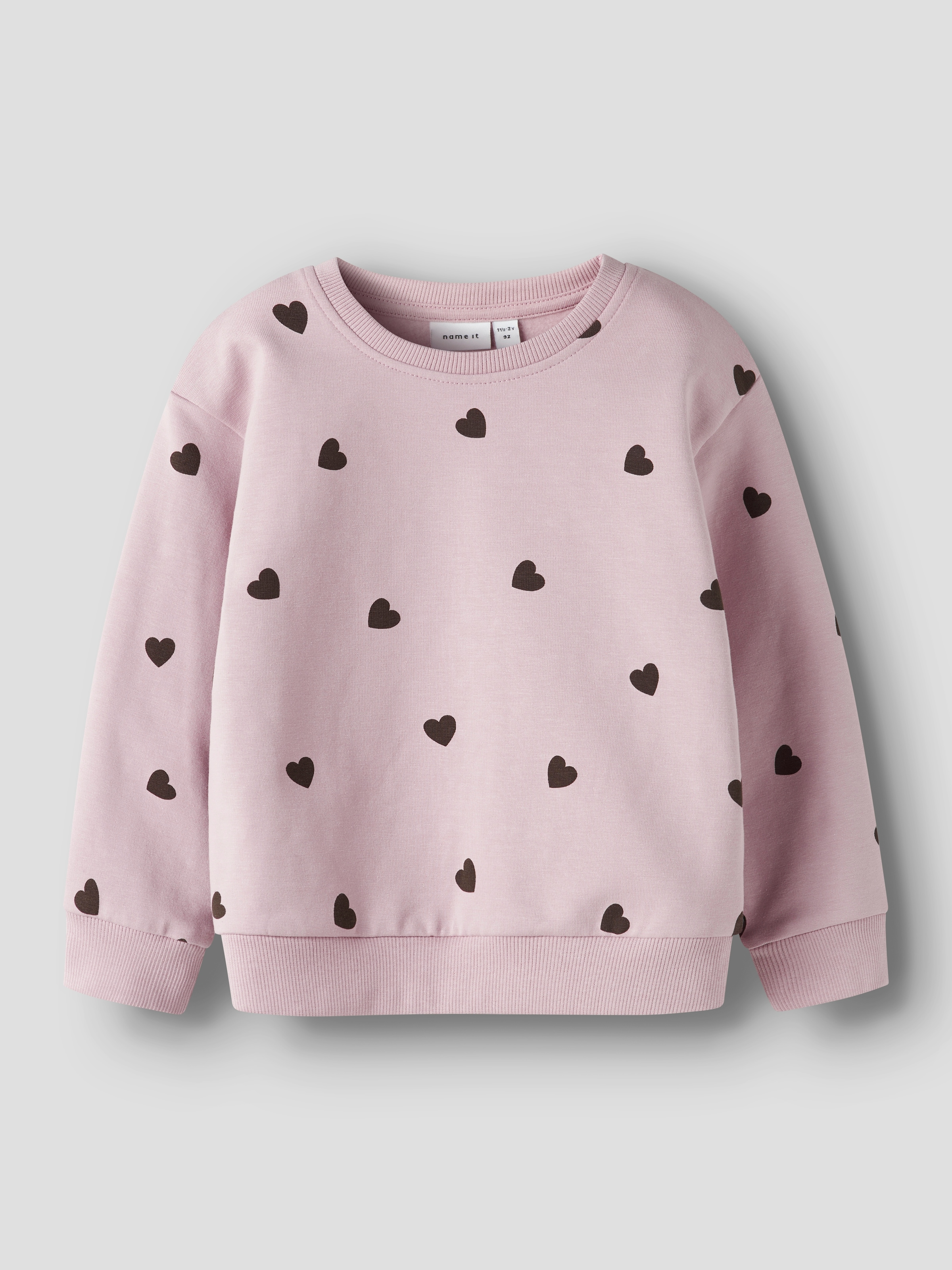 Name It Sweatshirt »NMFNEHEART NREG SWEAT BRU«