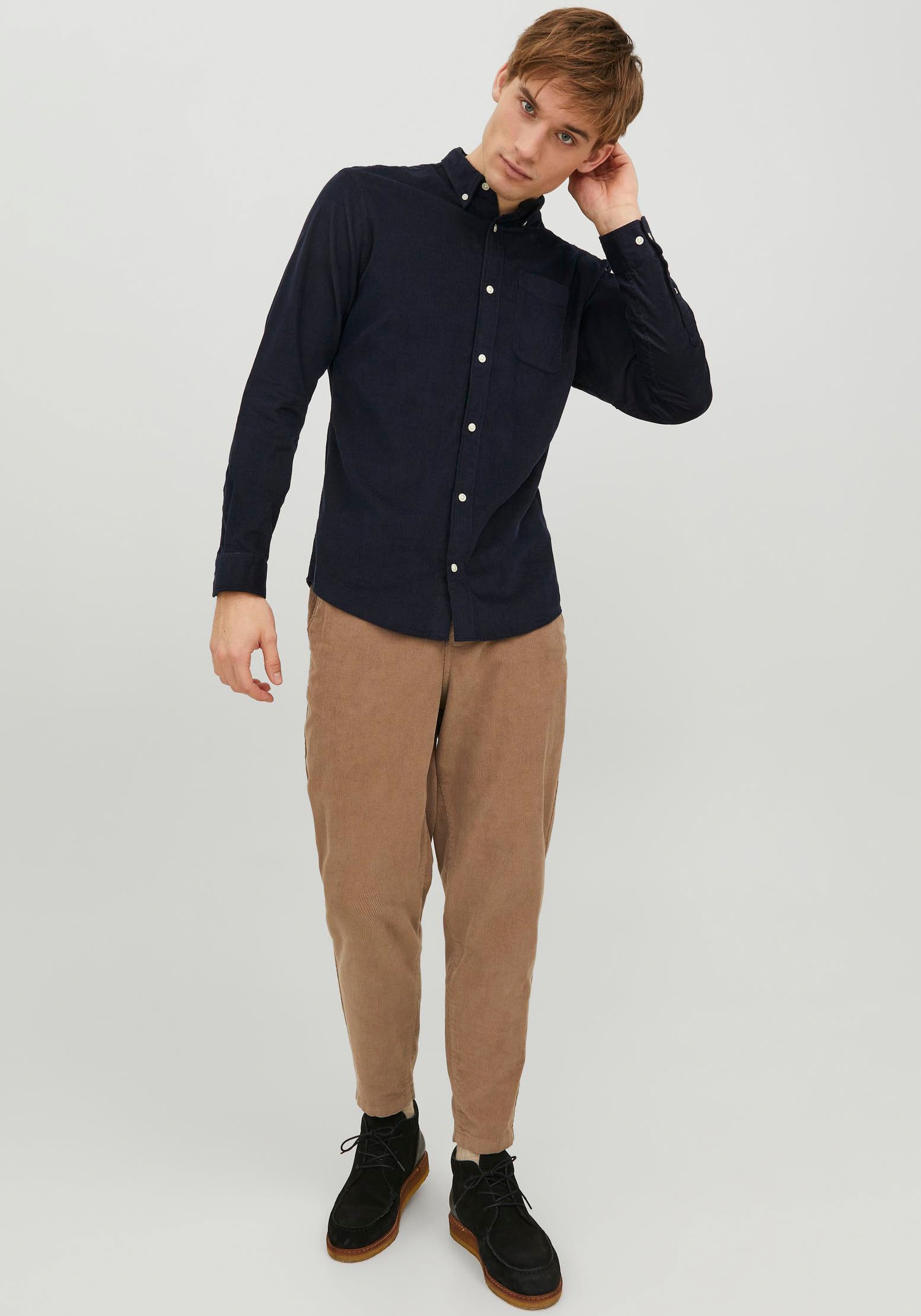 Jack & Jones Langarmhemd »JJECLASSIC CORD SHIRT LS SN«, aus Cord