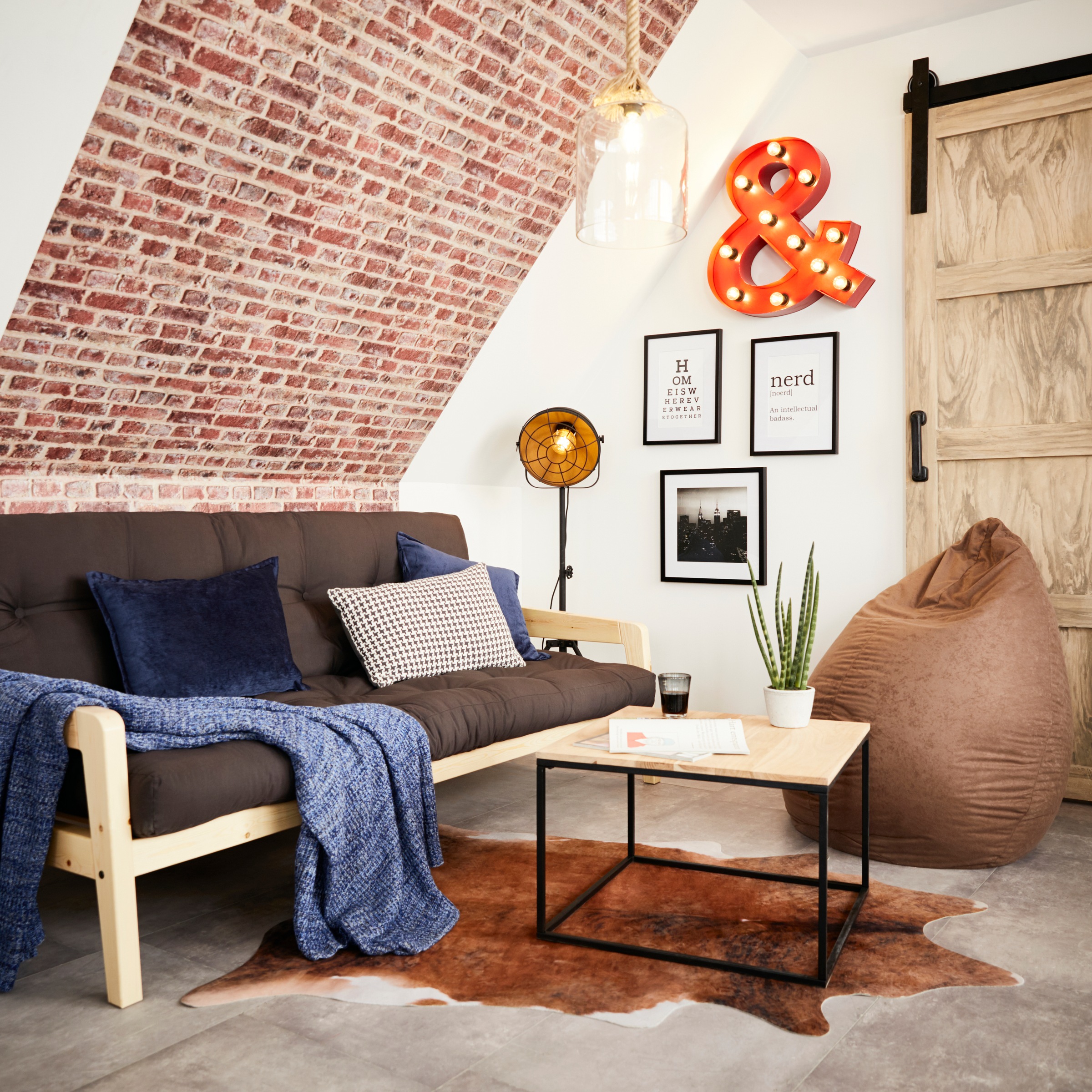 Brilliant Leuchten Stehlampe, E27, Jesper Standleuchte 39cm Gitter schwarz