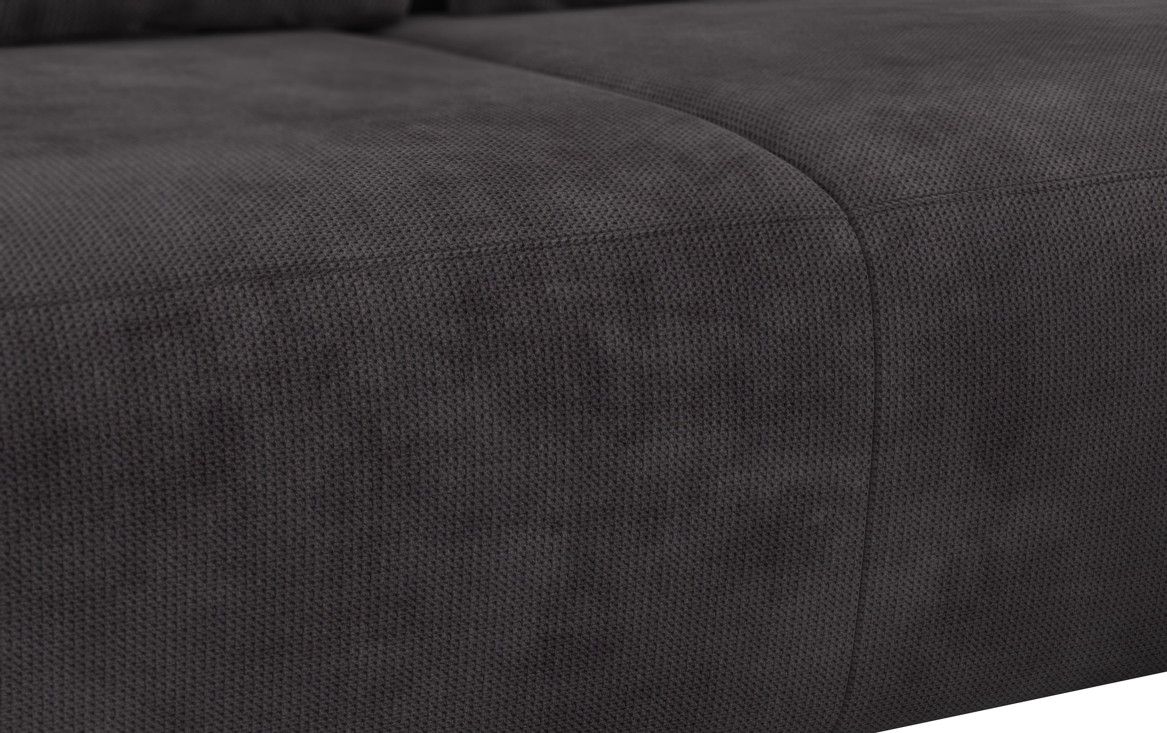 COTTA Ecksofa »Side L-Form, mit Kopfteilverstellung & 3 Nierenkissen«, optional motorische Sitztiefenverstellung