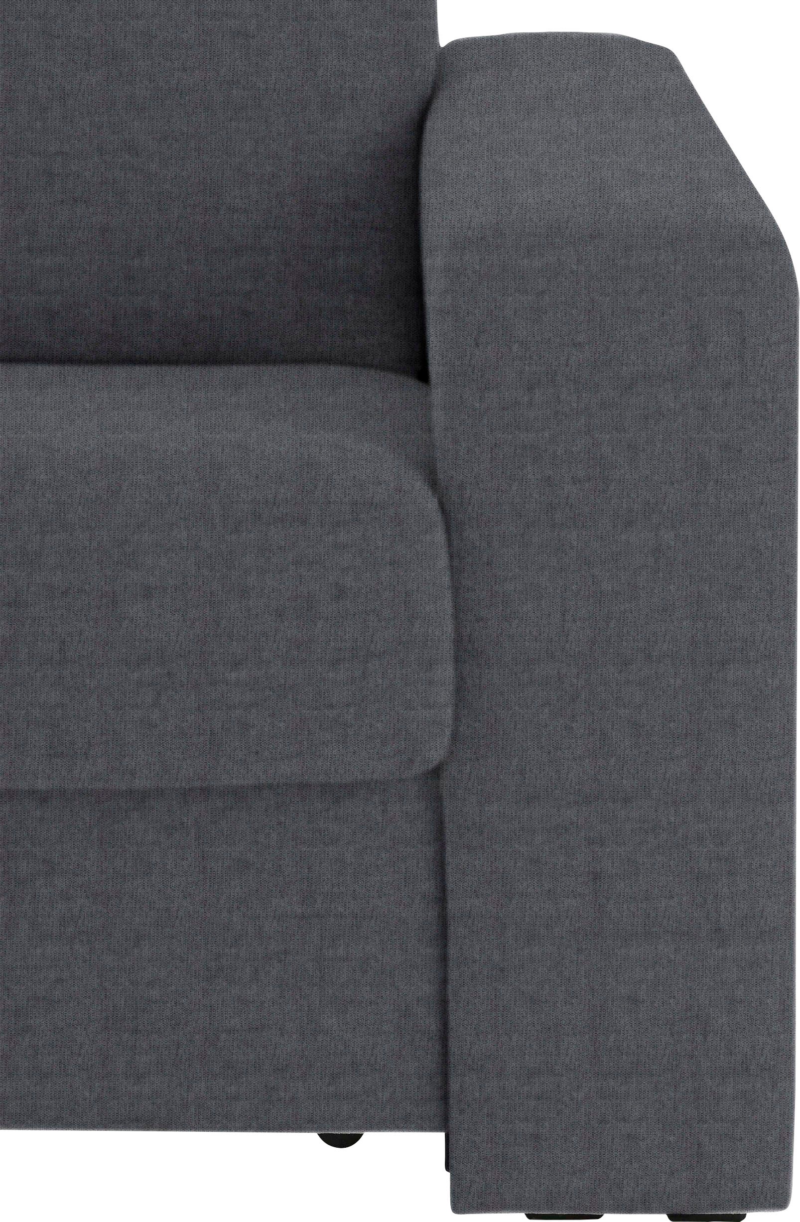 Home affaire Ecksofa »Roma "M"  Matratzenhöhe 14 cm, Dauerschlaffunktion, mit Unterfederung,« Liegemaße ca 143x198 cm, L-Form