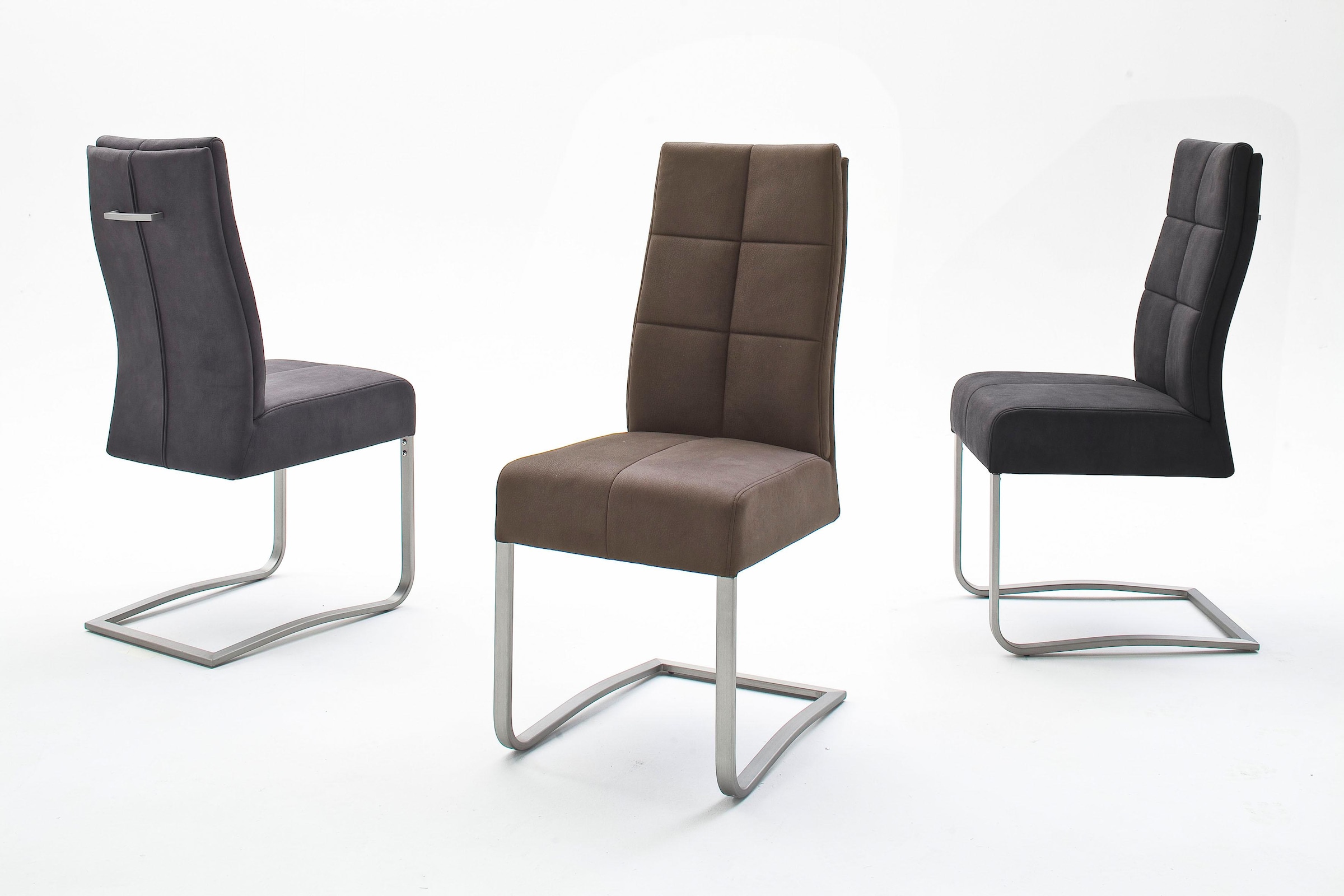 MCA furniture Esszimmerstuhl »Salva Schwingstuhl« (Set) 2 Stk.mit Tonnentaschenfederkern, belastbar bis max. 120 kg