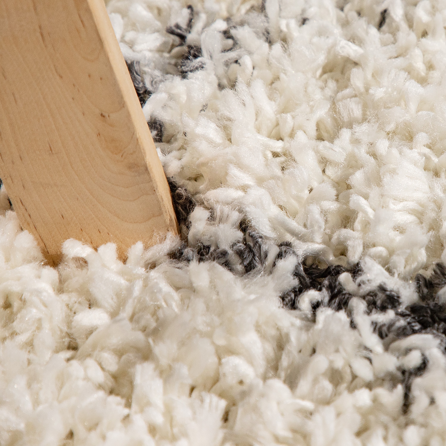 Paco Home Hochflor-Teppich »Kalmar 448«, rechteckig, 44 mm Höhe, Shaggy, Scandi Design, modernes Rauten Muster, weich & kuschelig