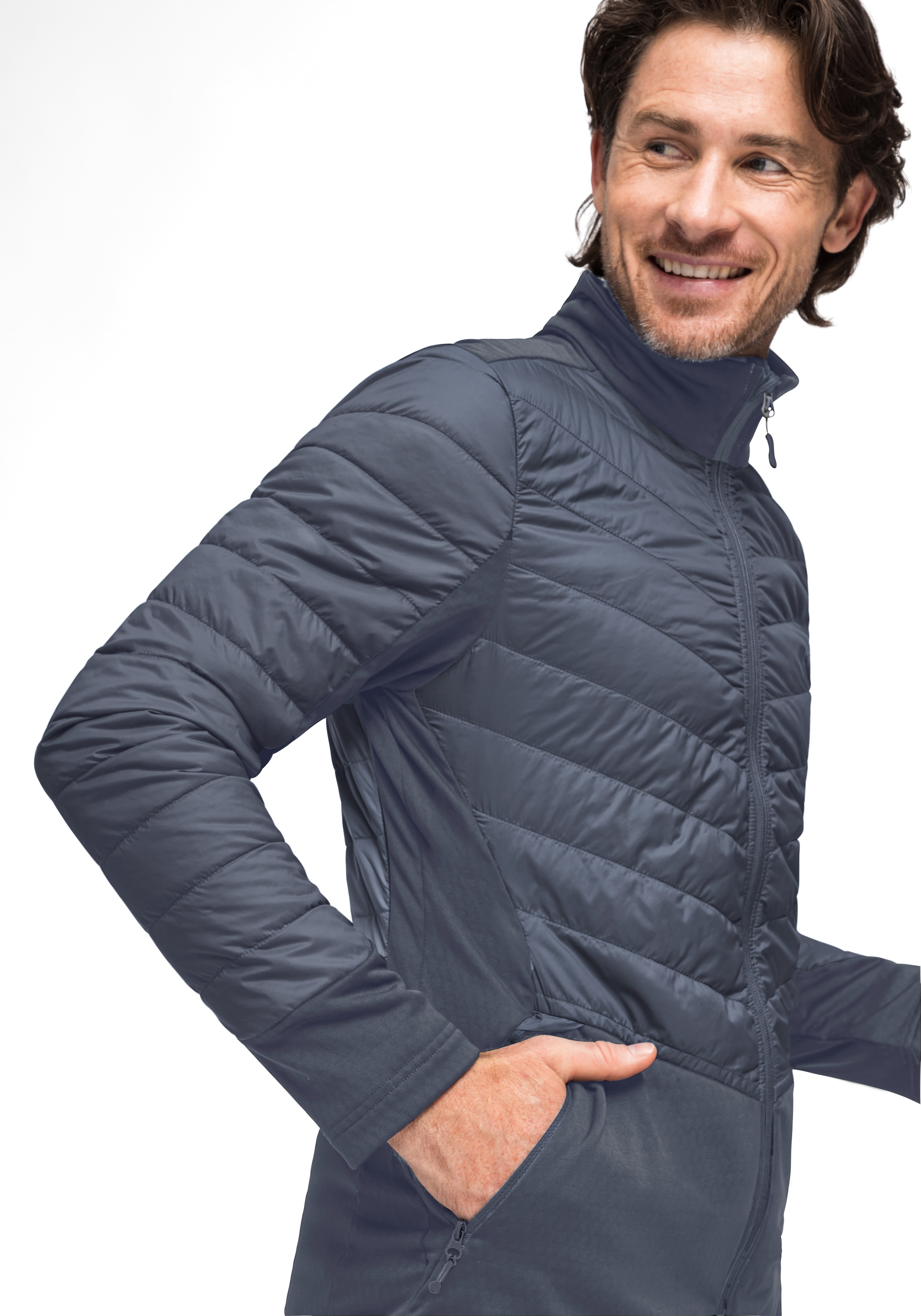 Maier Sports Funktionsjacke »Melbu Ice M«, Vielseitig einsetzbare  Hybridjacke aus Stretch-Fleece online shoppen bei OTTO