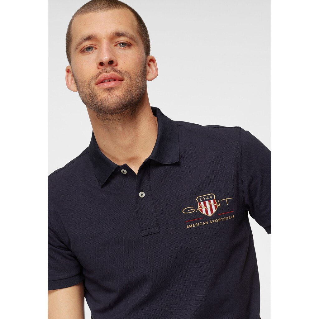 Gant Poloshirt »REGULAR FIT ARCHIEVE SHIELD PIQUE«