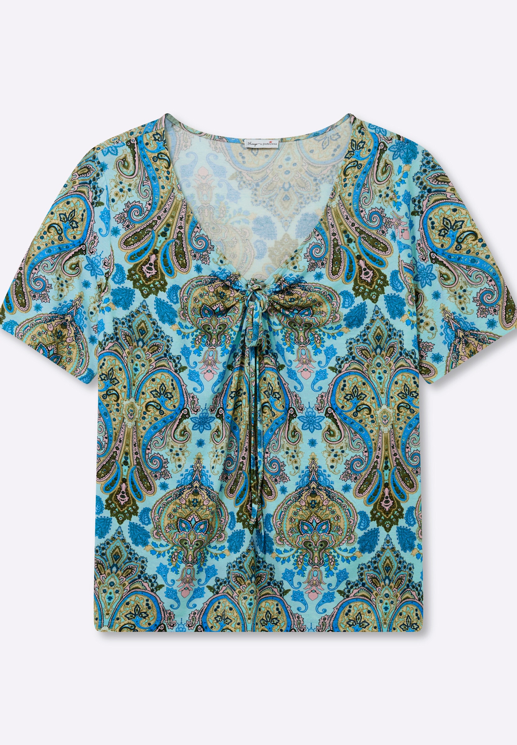 sheego by Joe Browns T-Shirt »T-Shirt Print-Shirt mit herzförmigem Ausschnitt«