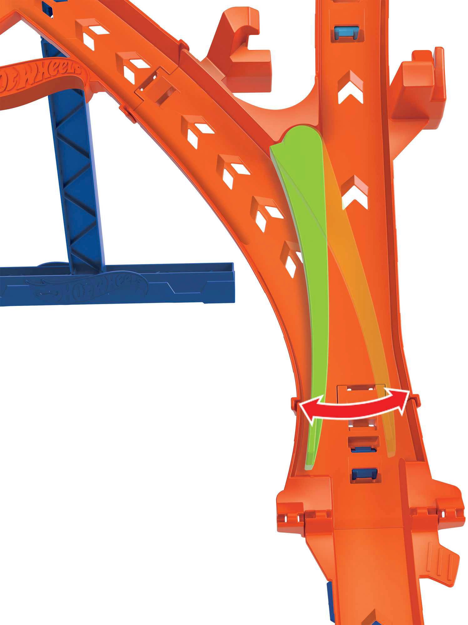 Hot Wheels Autorennbahn »Action Vertikaler 8er-Kurvensprung, inkl. Auto«