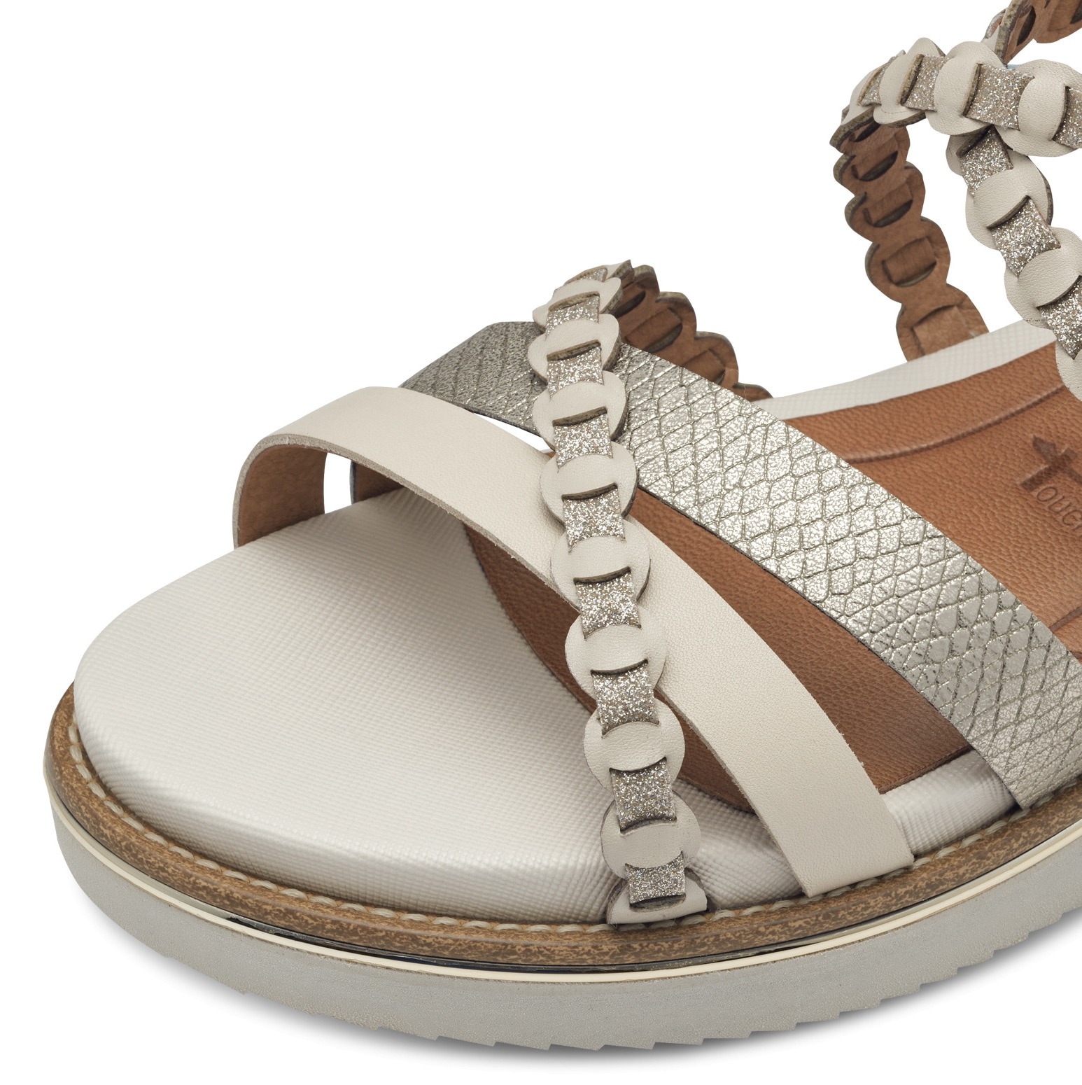 Tamaris Keilsandalette, Riemchensandale, Sommerschuh mit verstellbarer Schnalle