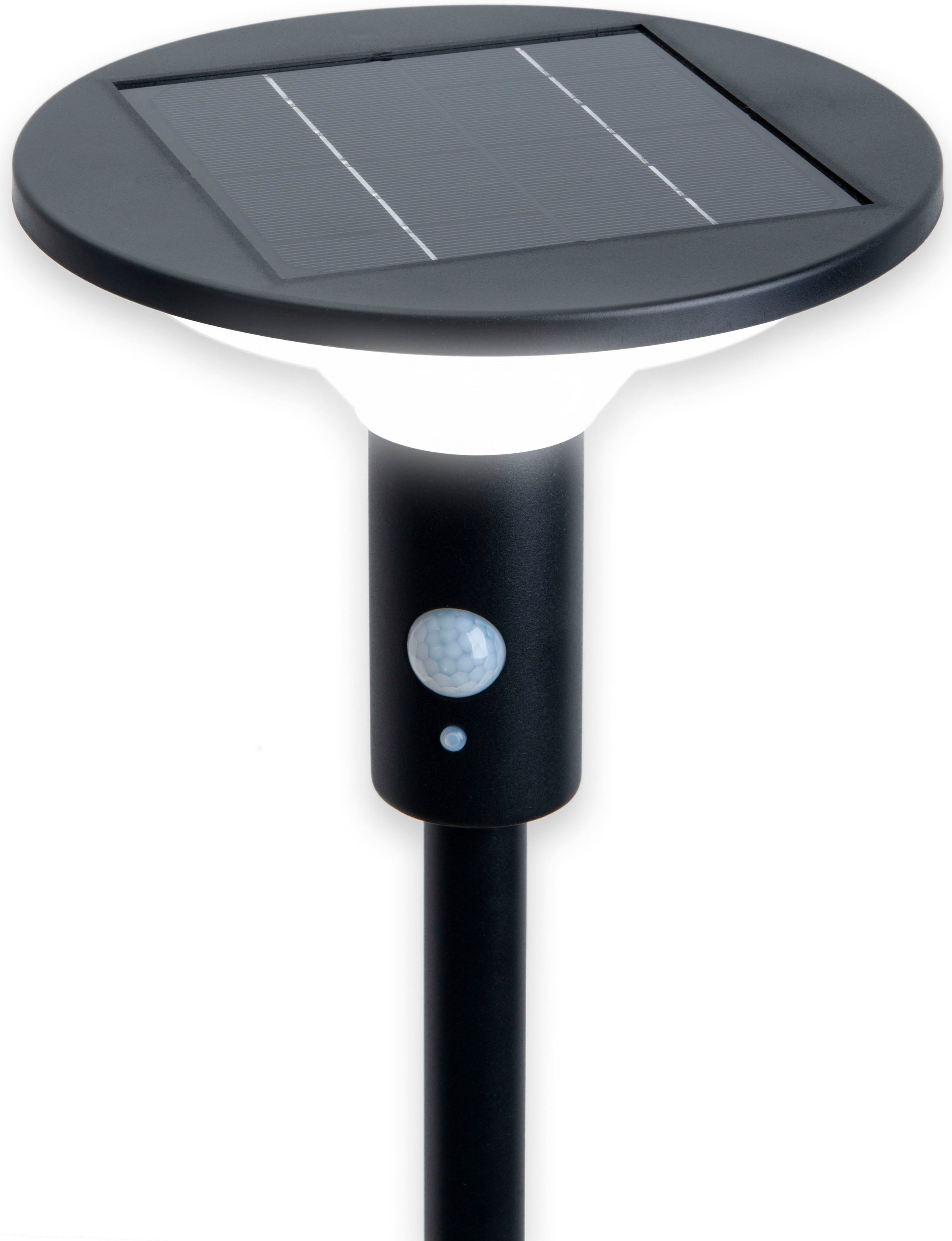 näve LED Solarleuchte »Nora«, 1 flammig, Leuchtmittel LED-Modul | LED fest integriert, inkl. Bewegungsmelder, stufenweise dimmbar, H: 139cm, warmweiß
