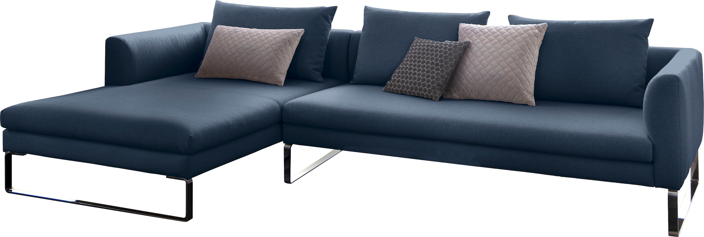 3C Candy Ecksofa »Avola modern elegantes Designsofa mit Bügelfuß, L-Form«, bequem und komfortabel