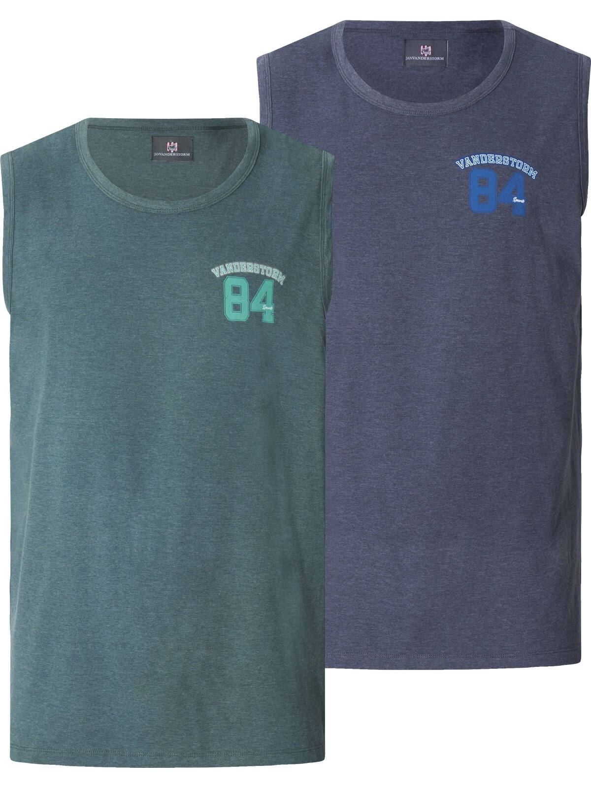 Jan Vanderstorm Muskelshirt »Doppelpack Tanktop PORO«