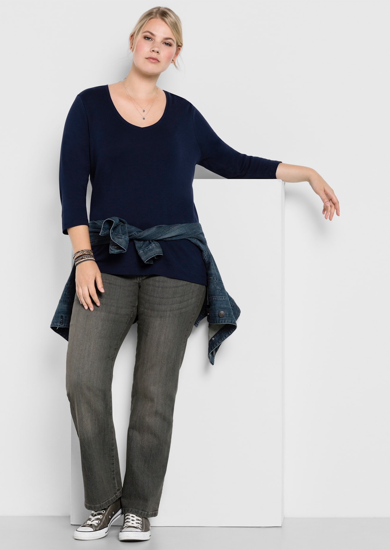 Sheego Bequeme Jeans, (1 tlg.)